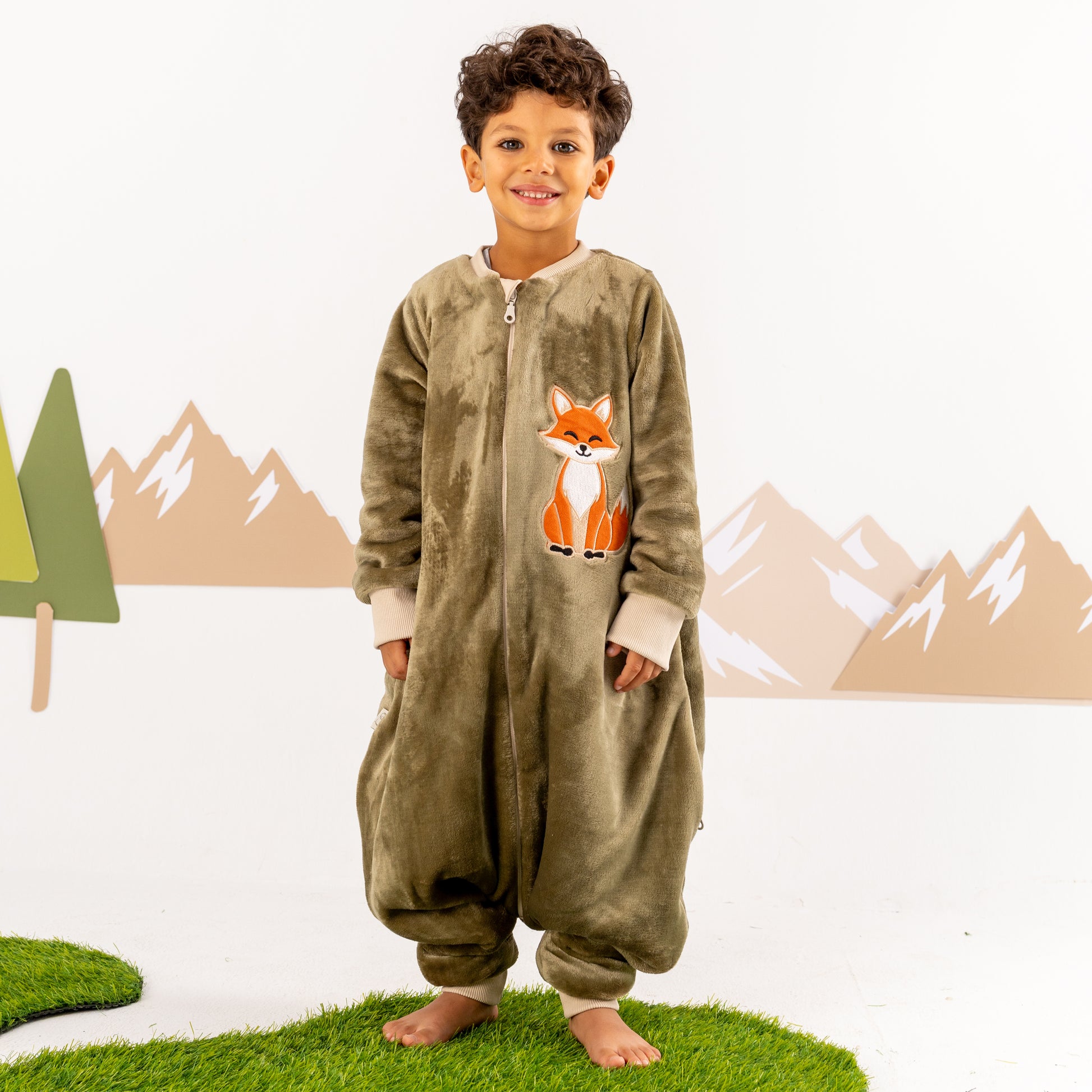 Fox- Sleeved Polar Fleece Walker Sleeping Bag