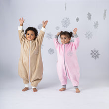 Load image into Gallery viewer, Let it Snow [Beige]- Sleeved Winter Walker Sleeping Bag
