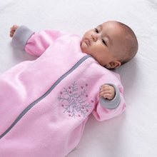 Load image into Gallery viewer, Let it Snow [Pink]- Sleeved Winter Basic Sleeping Bag
