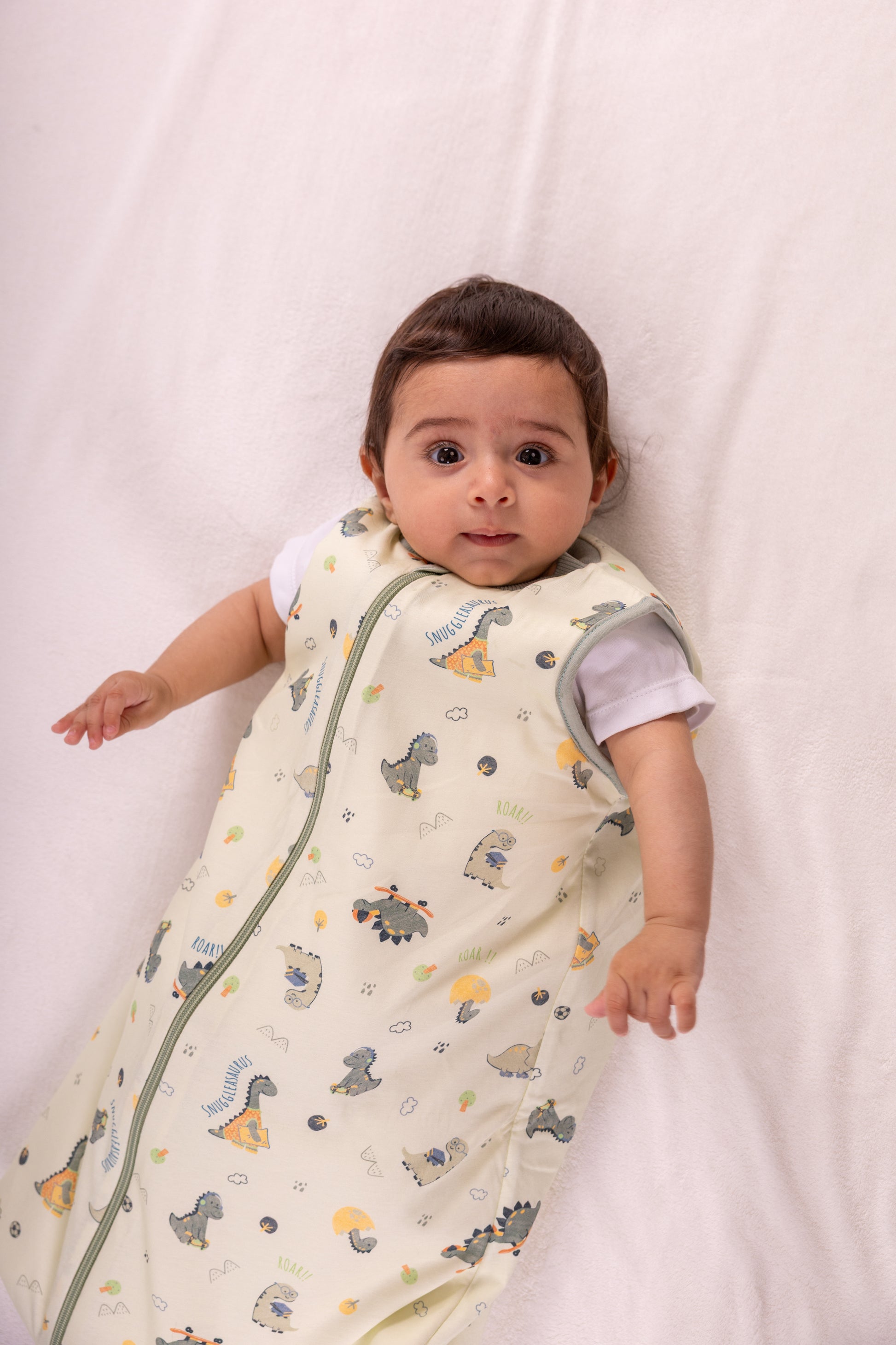 Dino Doodles- Sleeveless Summer/Spring Basic Sleeping Bag