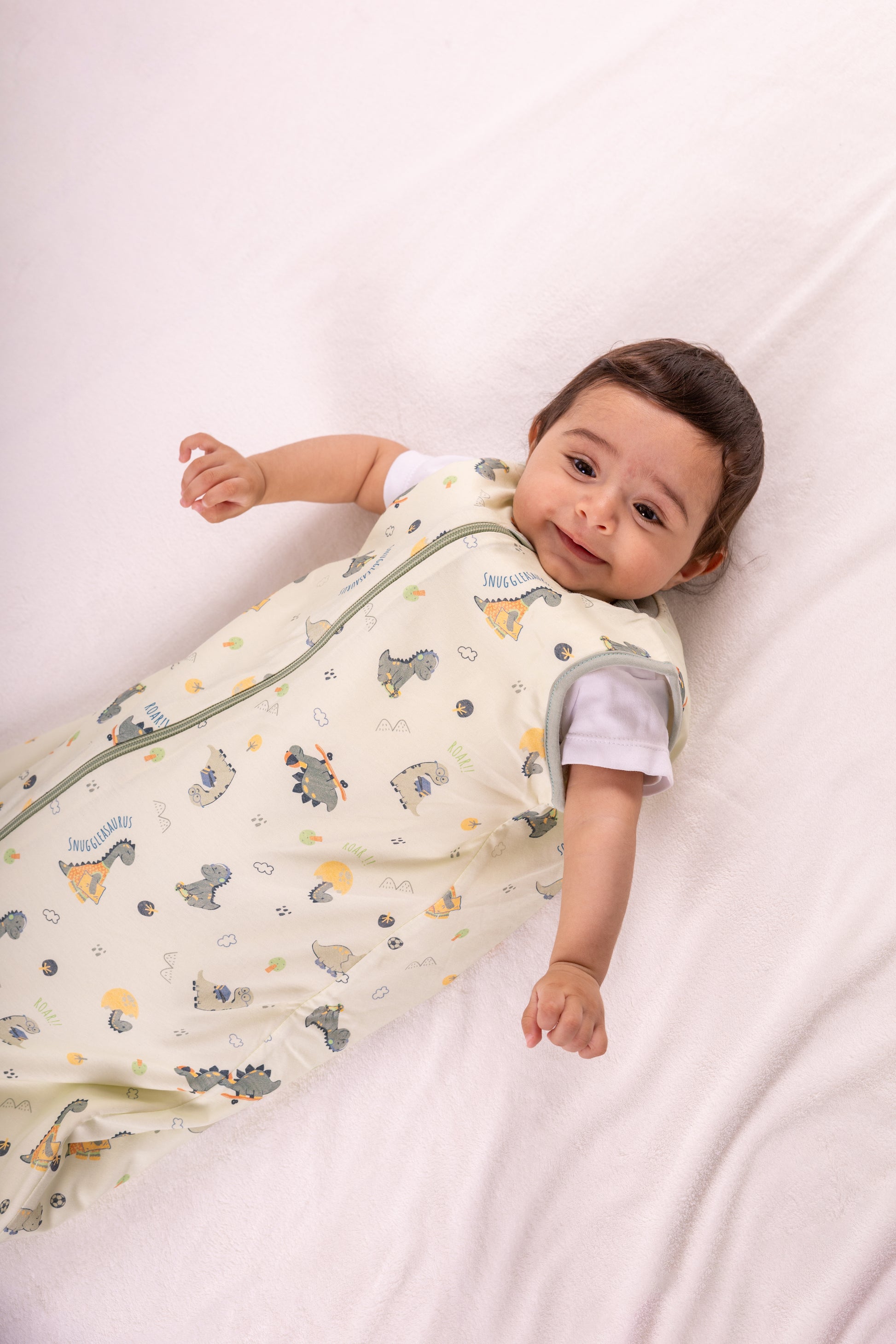Dino Doodles- Sleeveless Summer/Spring Basic Sleeping Bag