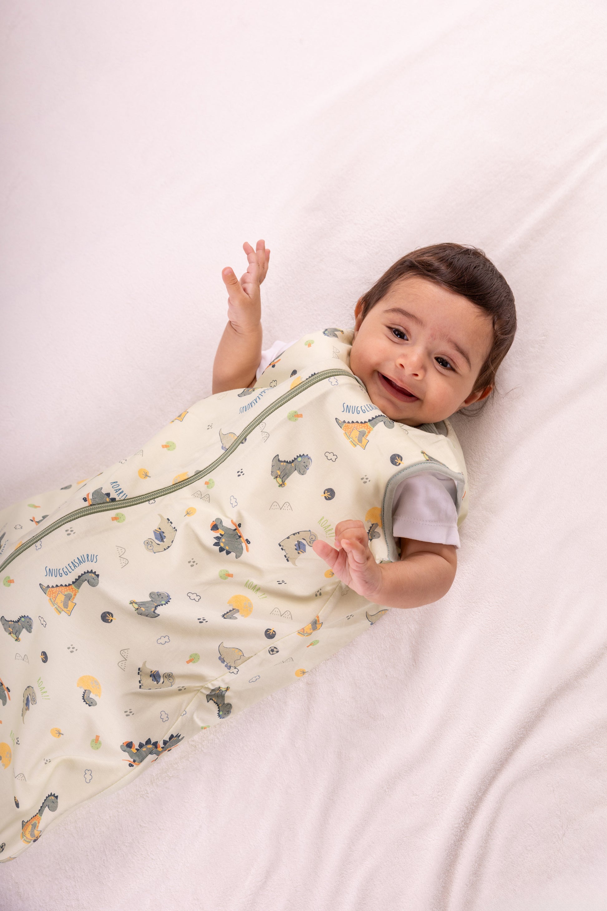 Dino Doodles- Sleeveless Summer/Spring Basic Sleeping Bag