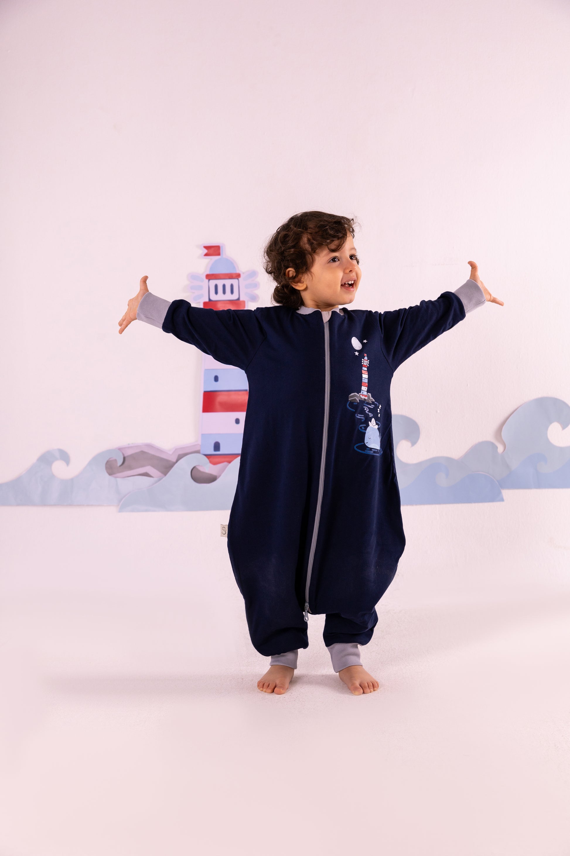 Little Lighthouse- Sleeved Summer/Spring Walker Sleeping Bag