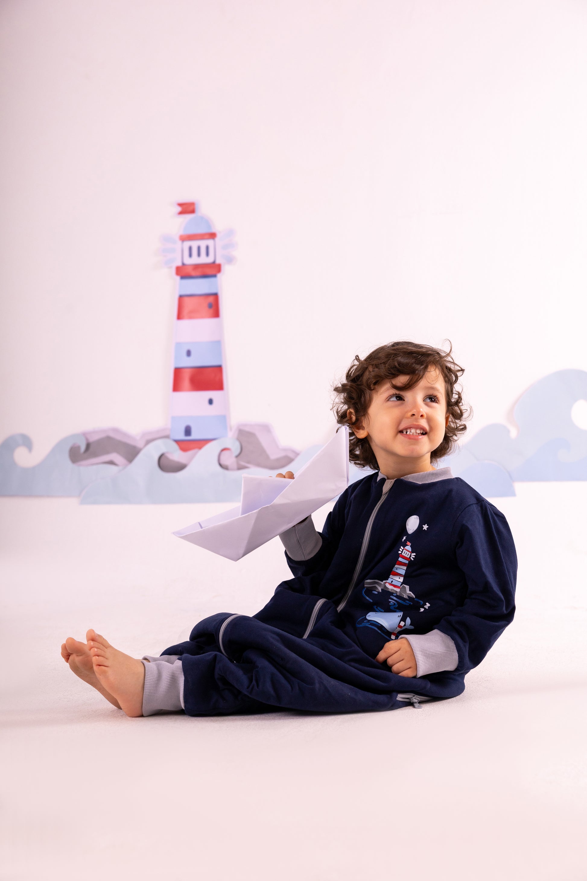 Little Lighthouse- Sleeved Summer/Spring Walker Sleeping Bag