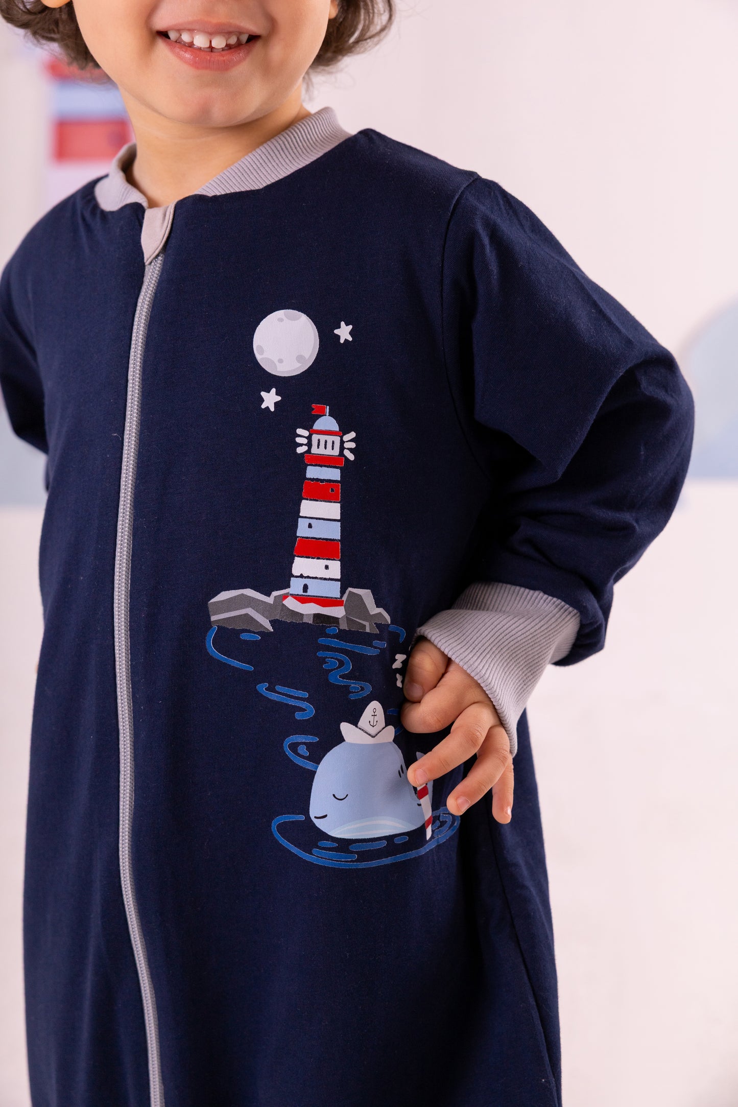 Little Lighthouse- Sleeved Summer/Spring Walker Sleeping Bag