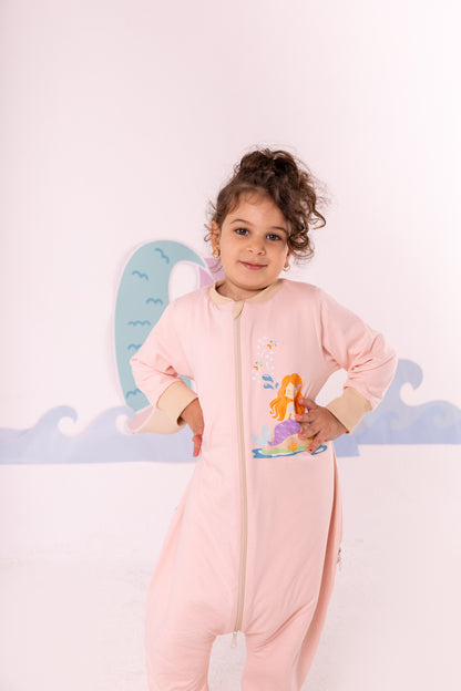 Little Mermaid- Sleeved Summer/Spring Walker Sleeping Bag