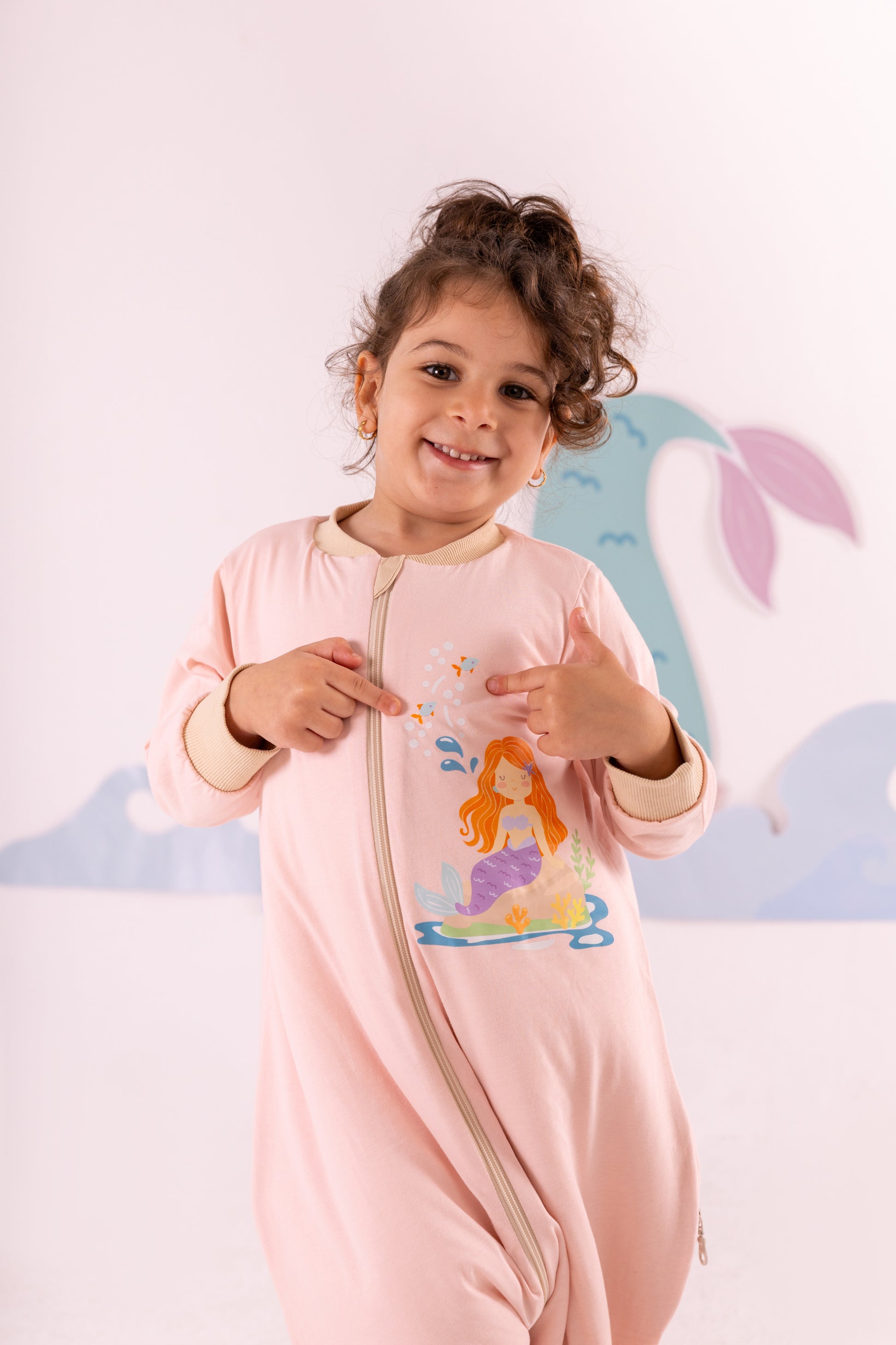 Little Mermaid- Sleeved Summer/Spring Walker Sleeping Bag