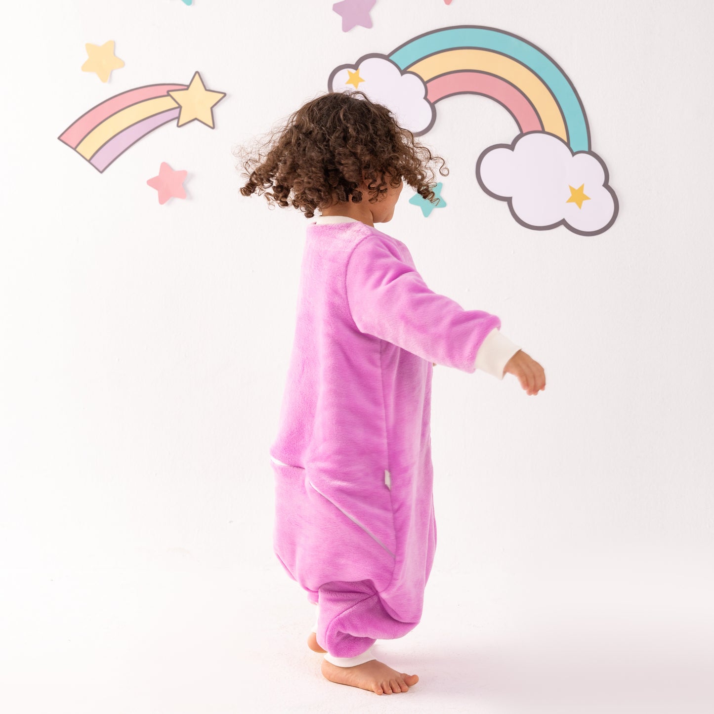 Purple Unicorn- Sleeved Polar Fleece Walker Sleeping Bag