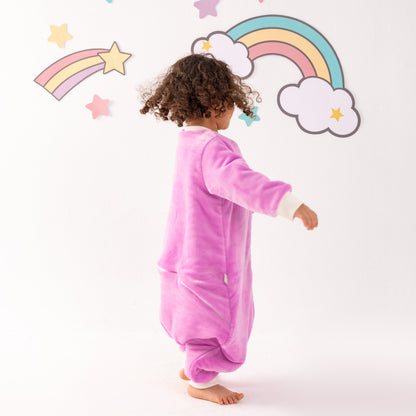 Purple Unicorn- Sleeved Polar Fleece Walker Sleeping Bag