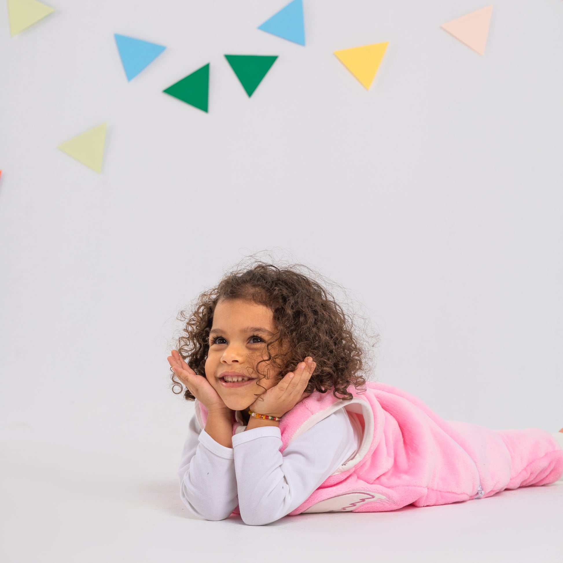 Pink Flamingo- Sleeveless Polar Fleece Walker Sleeping Bag