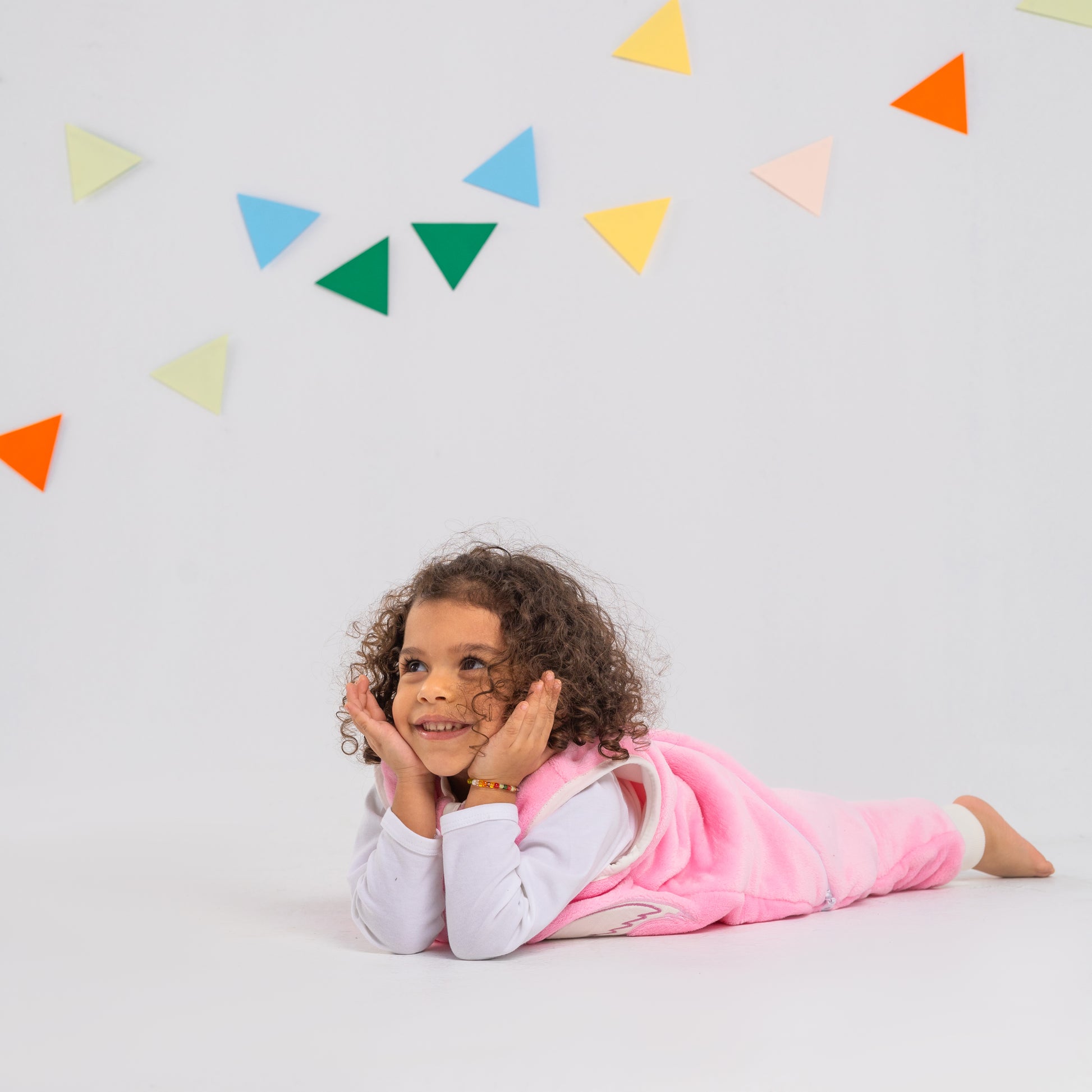 Pink Flamingo- Sleeveless Polar Fleece Walker Sleeping Bag