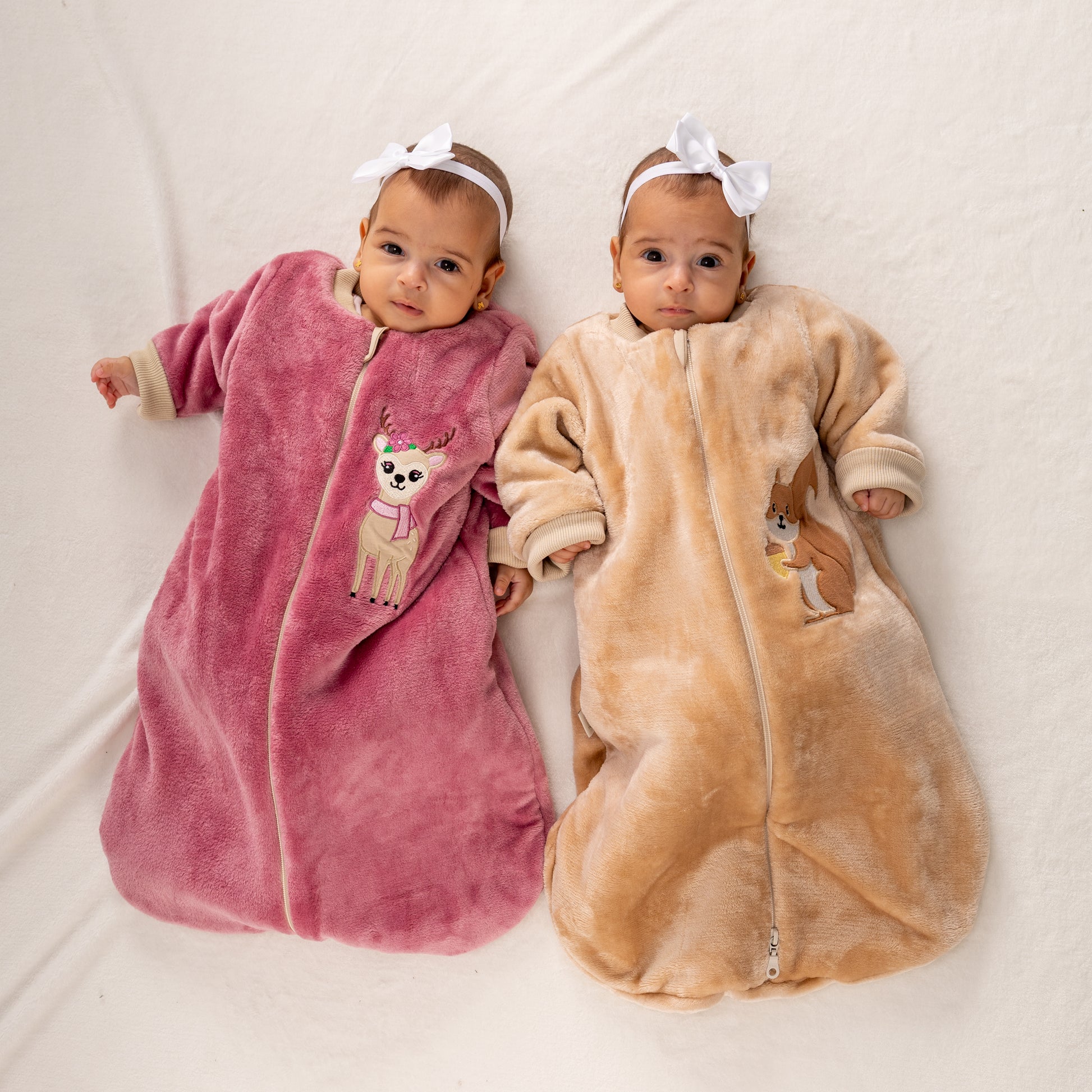 Reindeer- Sleeved Polar Fleece Basic Sleeping Bag