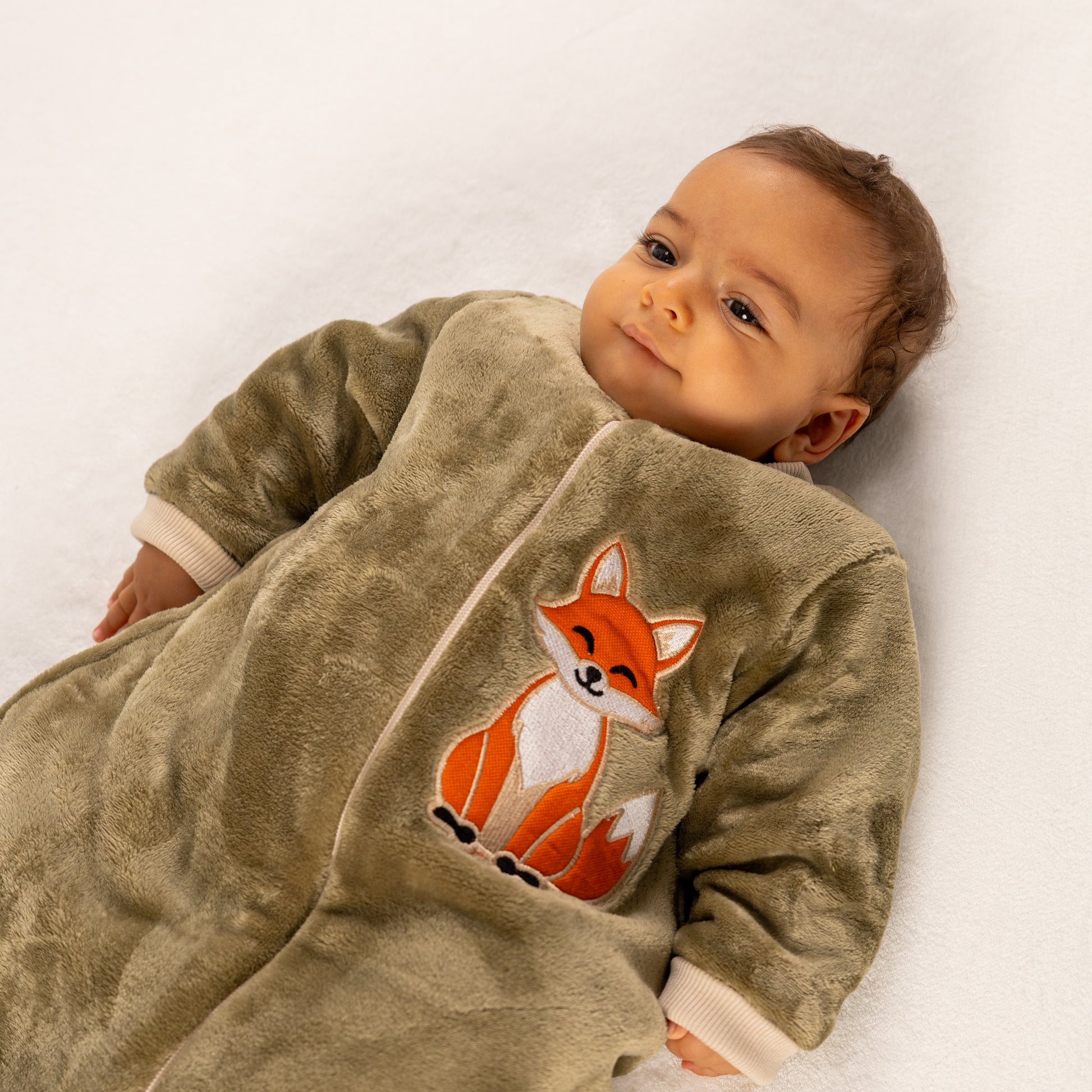 Fox- Sleeved Polar Fleece Basic Sleeping Bag