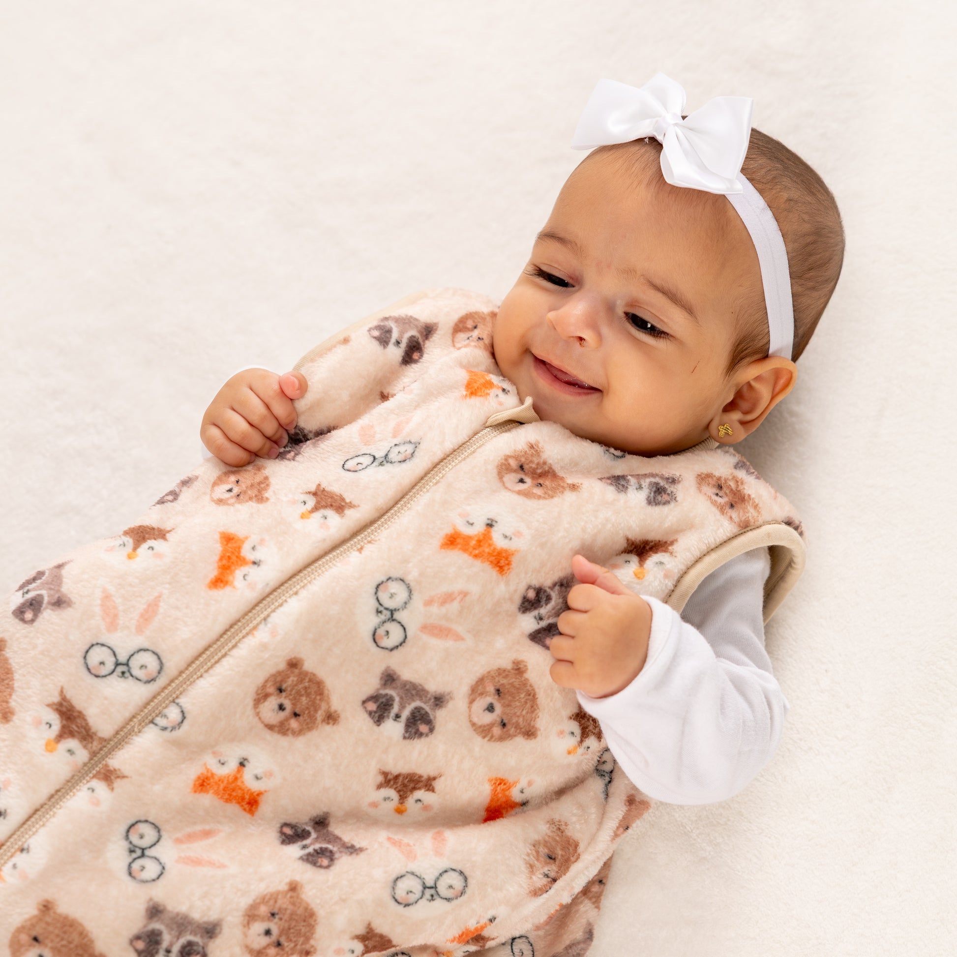 Forest Friends- Sleeveless Polar Fleece Basic Sleeping Bag