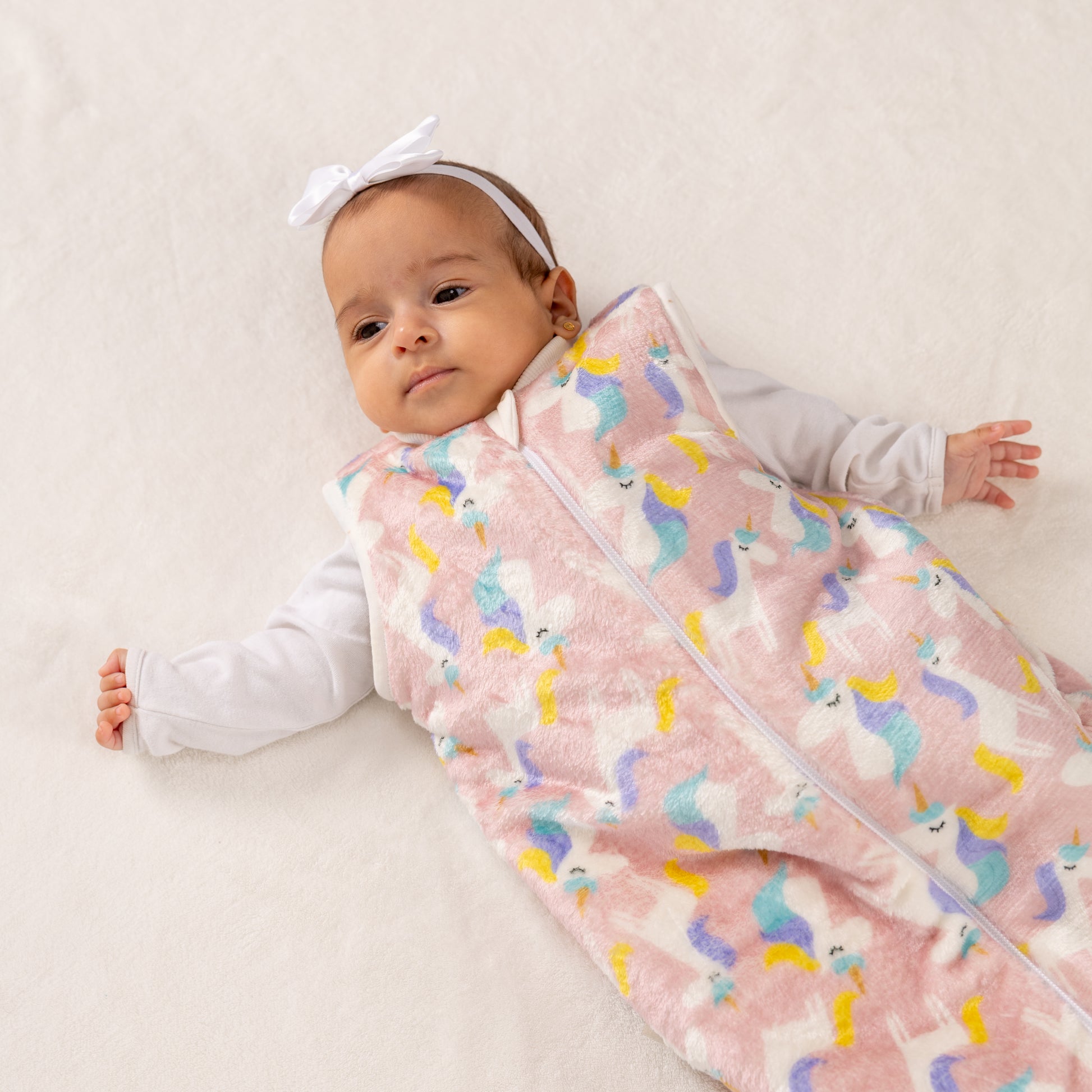 Unicorn Wonderland- Sleeveless Polar Fleece Basic Sleeping Bag