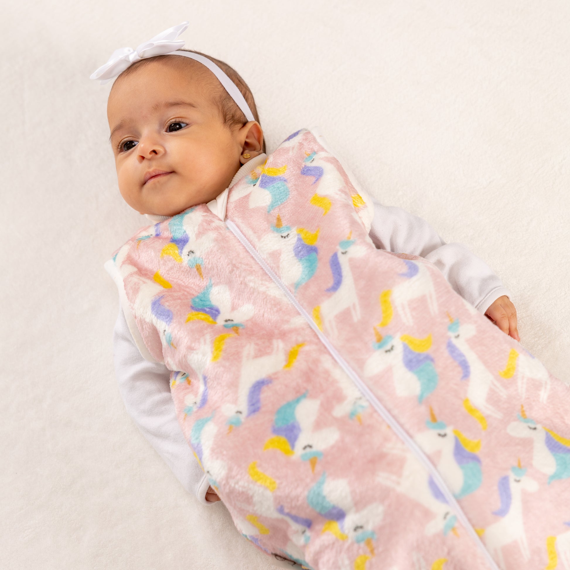 Unicorn Wonderland- Sleeveless Polar Fleece Basic Sleeping Bag