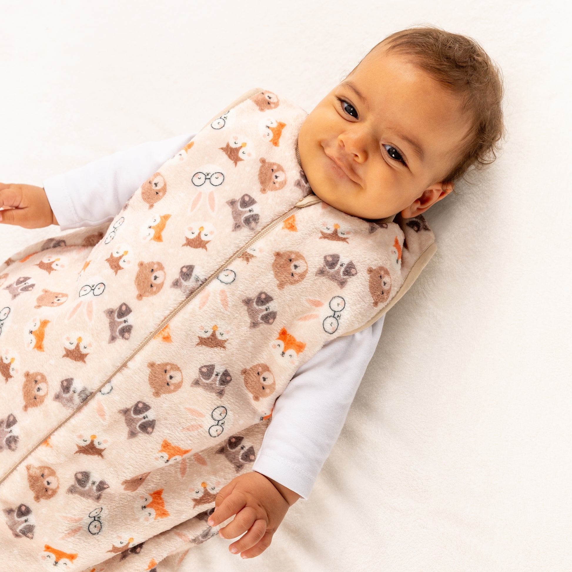 Forest Friends- Sleeveless Polar Fleece Basic Sleeping Bag