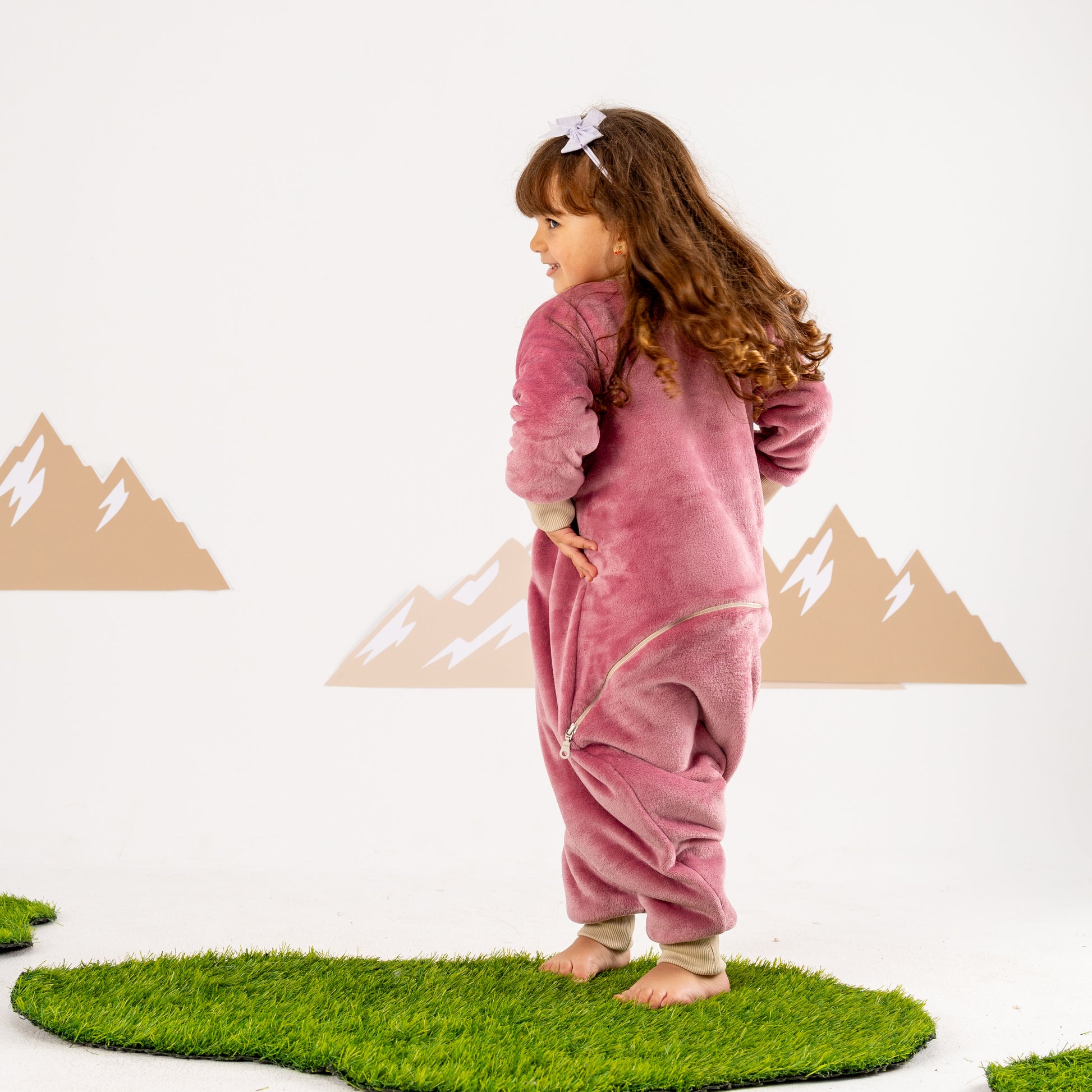 Reindeer- Sleeved Polar Fleece Walker Sleeping Bag