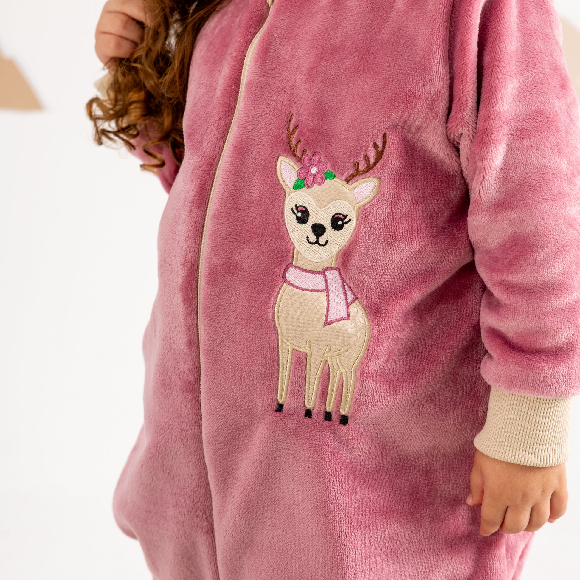 Reindeer- Sleeved Polar Fleece Walker Sleeping Bag