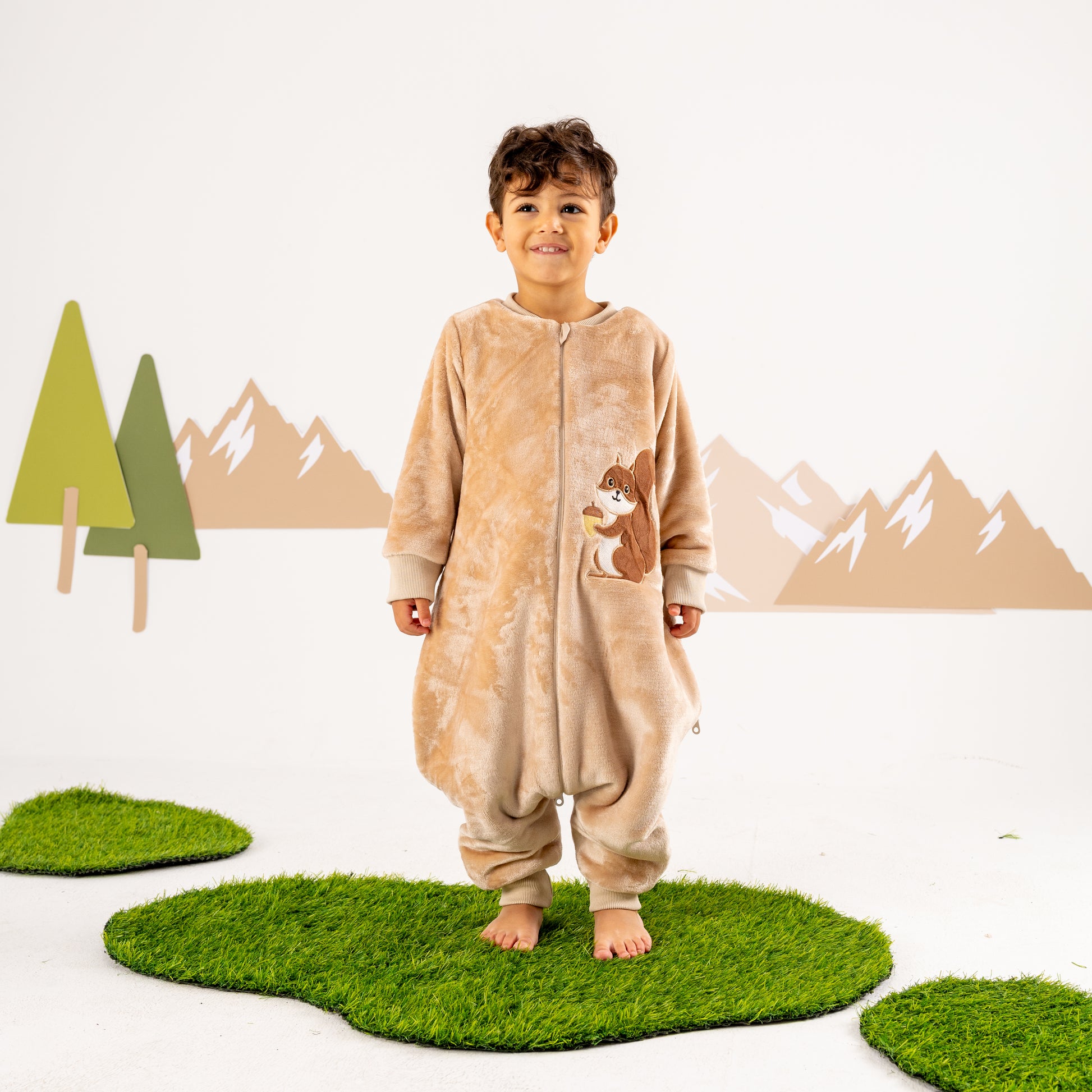 Squirrel- Sleeved Polar Fleece Walker Sleeping Bag