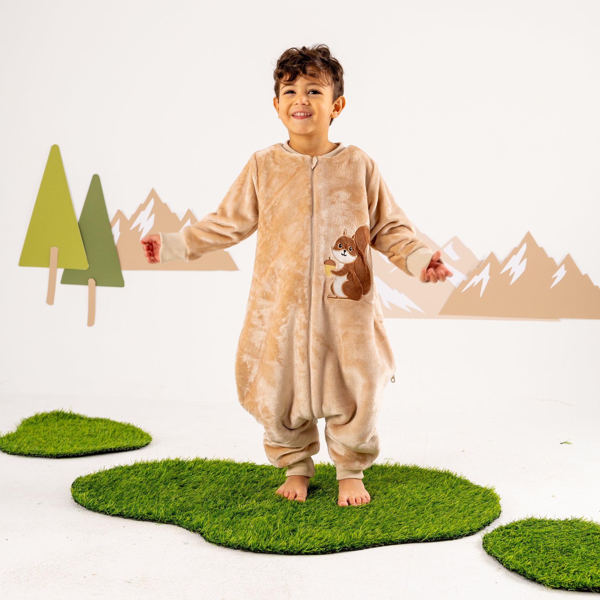 Squirrel- Sleeved Polar Fleece Walker Sleeping Bag