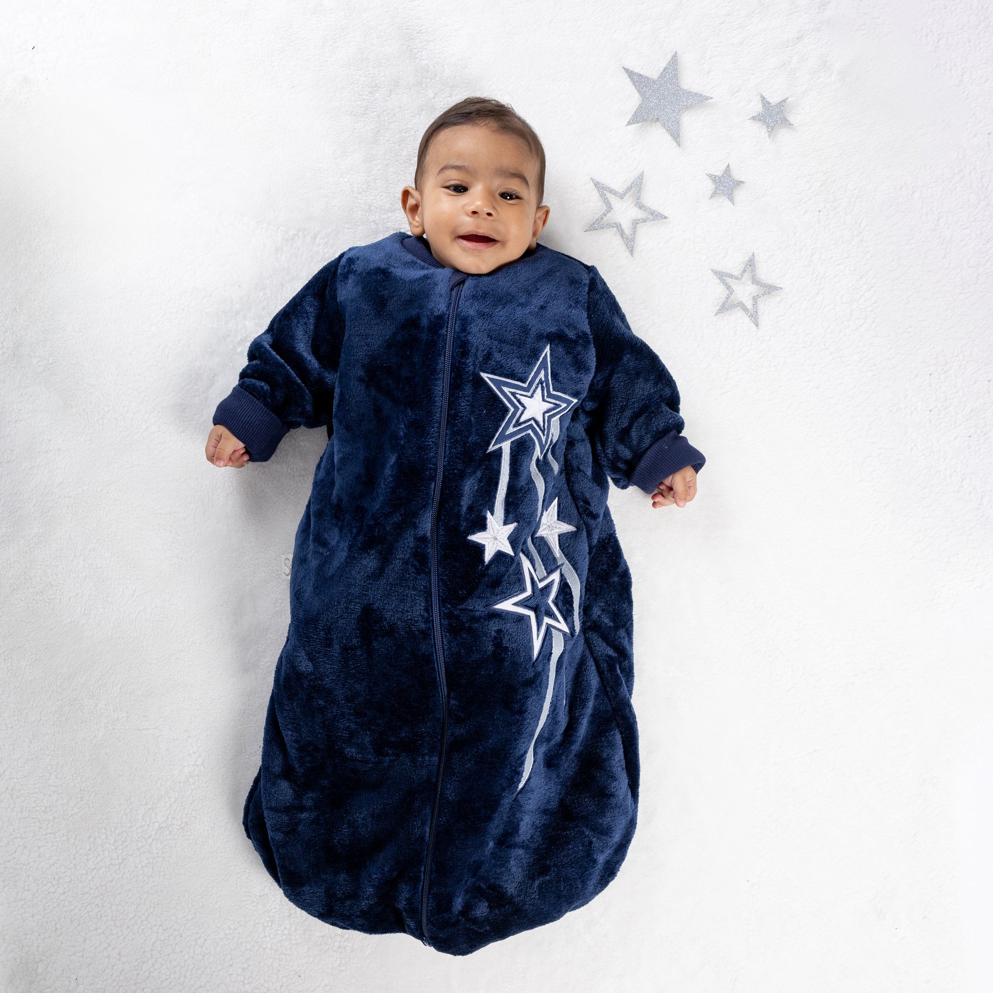 Shooting Star [Navy Blue]- Sleeved Winter Basic Sleeping Bag