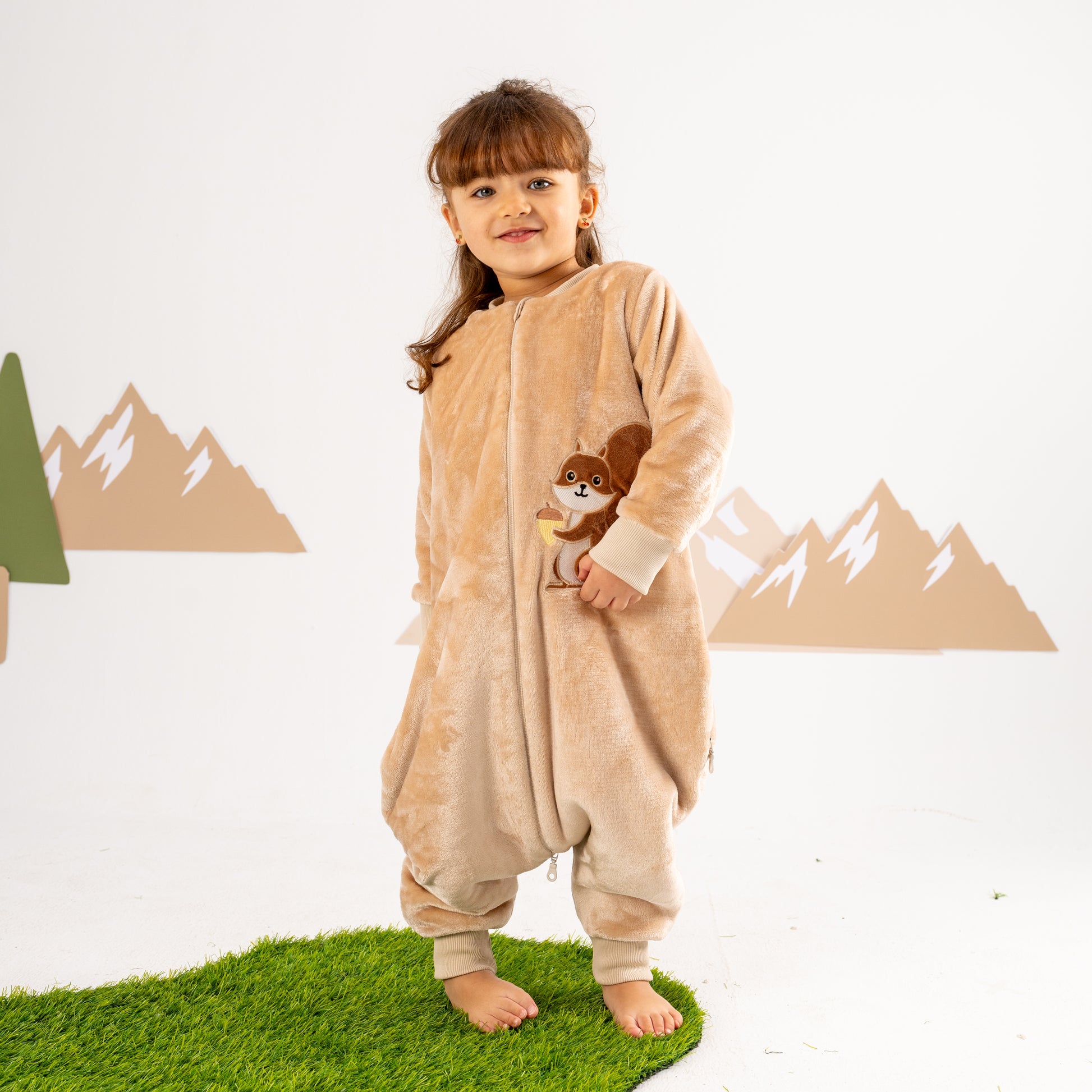 Squirrel- Sleeved Polar Fleece Walker Sleeping Bag