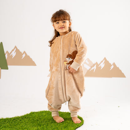 Squirrel- Sleeved Polar Fleece Walker Sleeping Bag