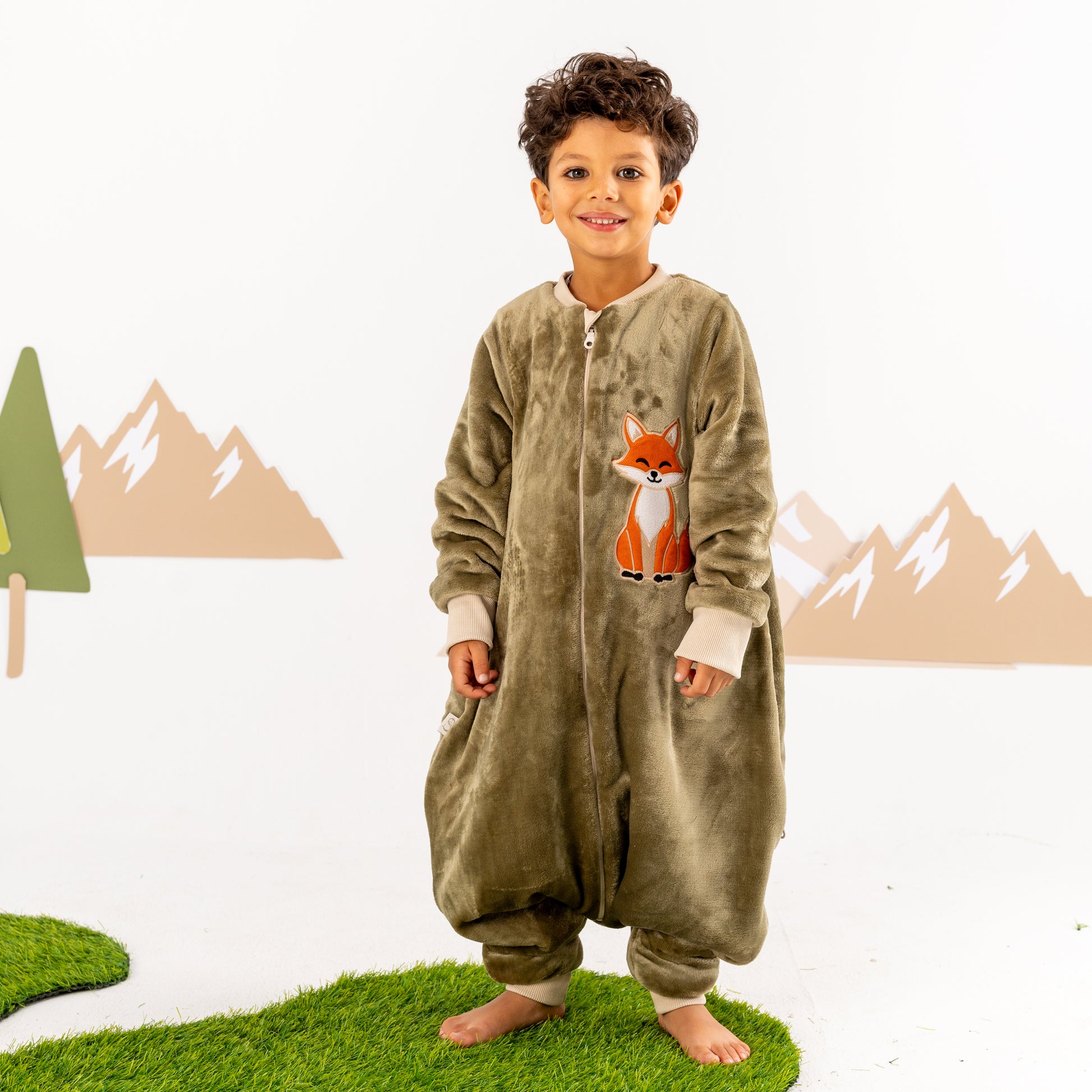 Fox- Sleeved Polar Fleece Walker Sleeping Bag