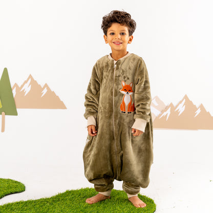 Fox- Sleeved Polar Fleece Walker Sleeping Bag