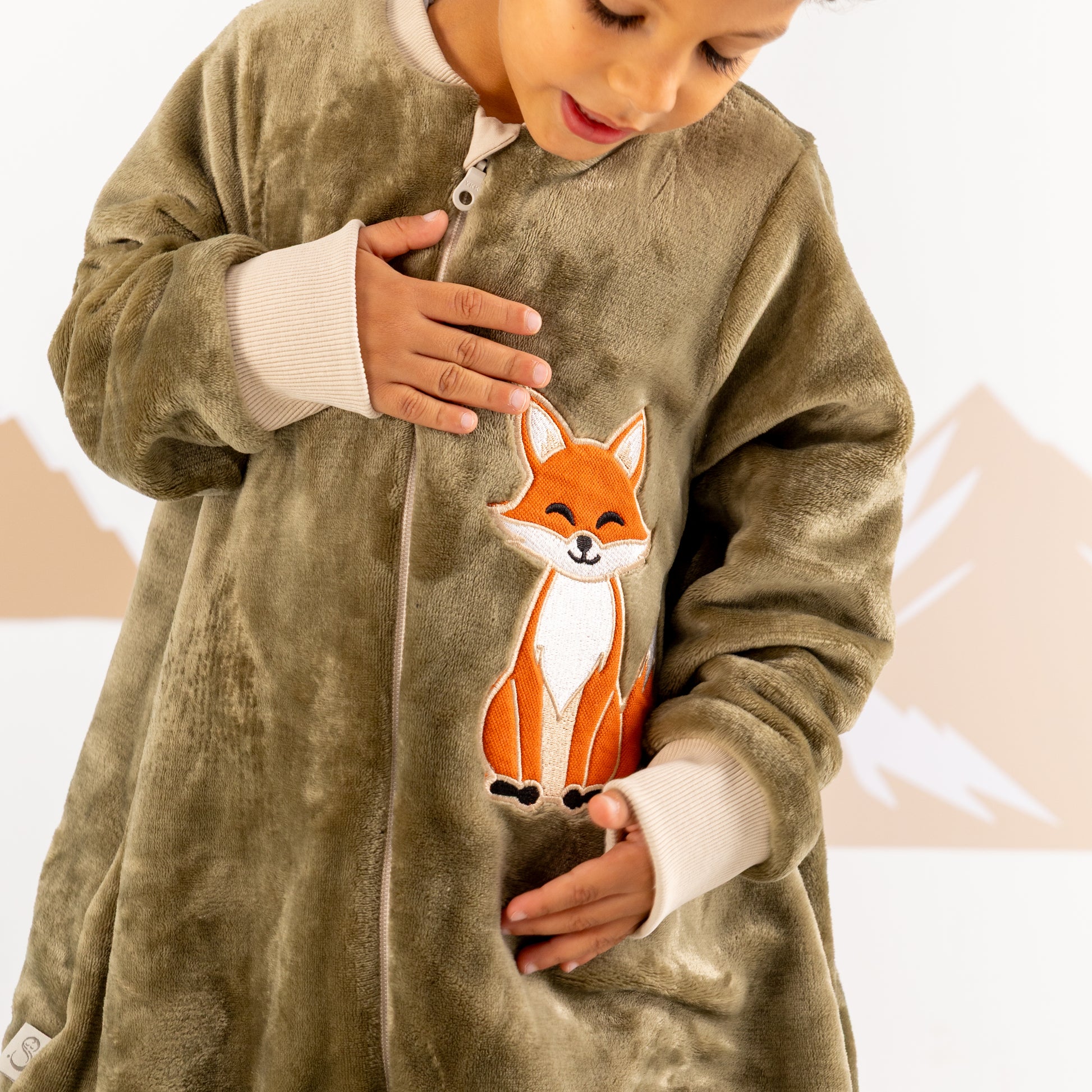 Fox- Sleeved Polar Fleece Walker Sleeping Bag