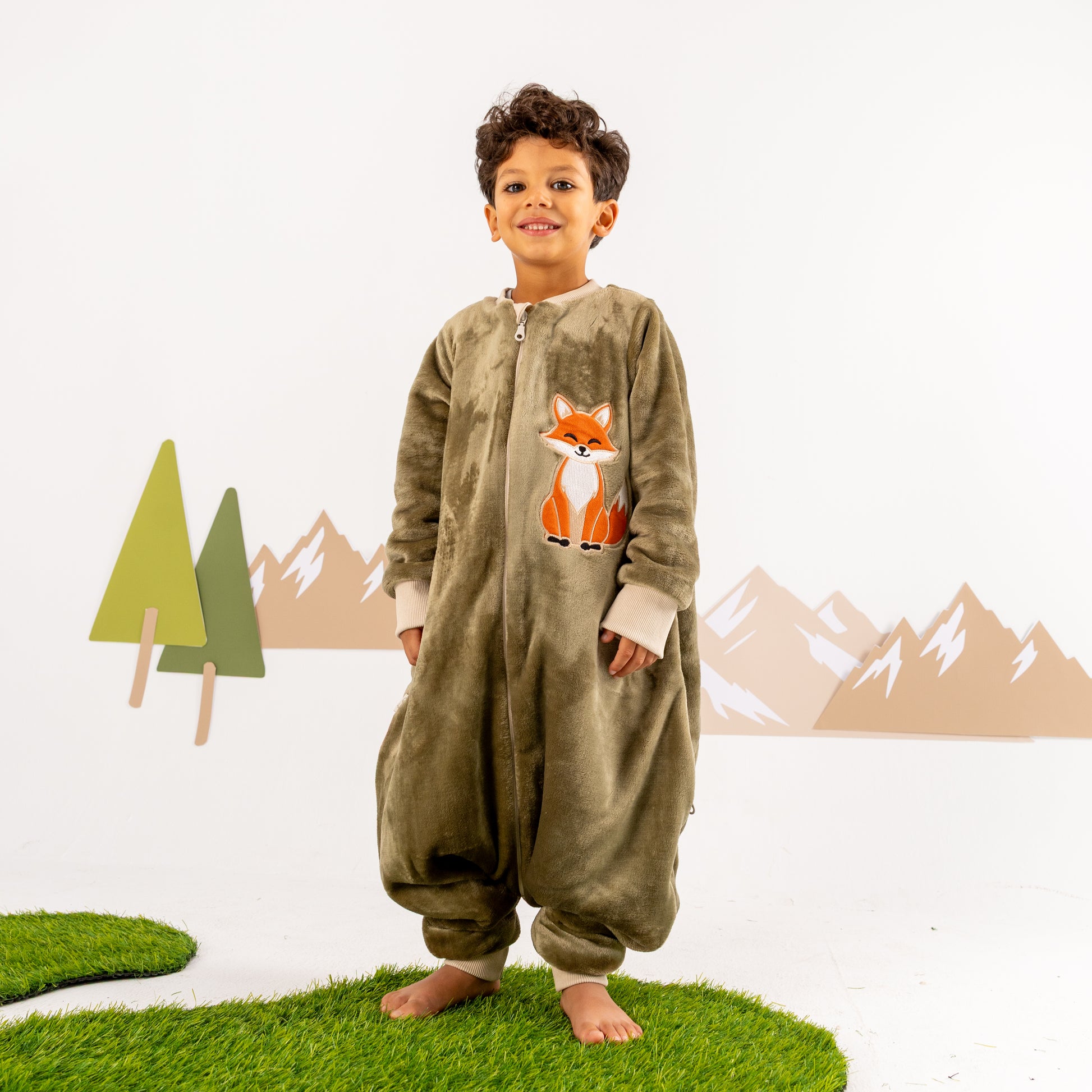 Fox- Sleeved Polar Fleece Walker Sleeping Bag