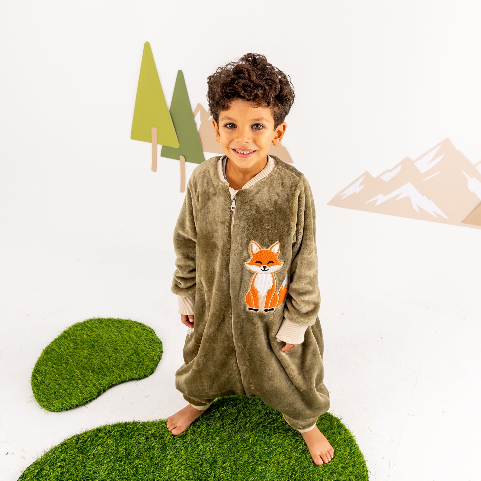 Fox- Sleeved Polar Fleece Walker Sleeping Bag