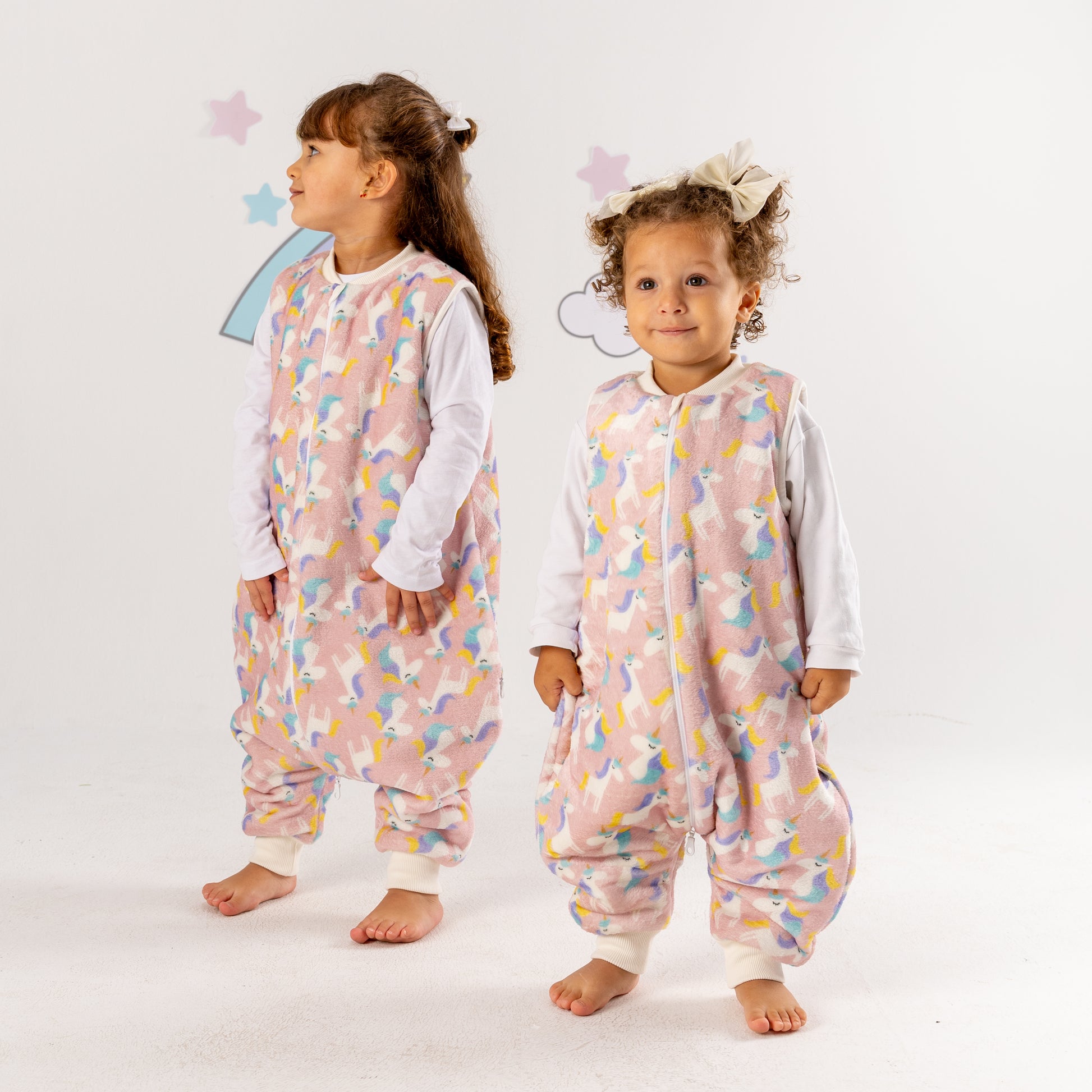 Unicorn Wonderland- Sleeveless Polar Fleece Walker Sleeping Bag