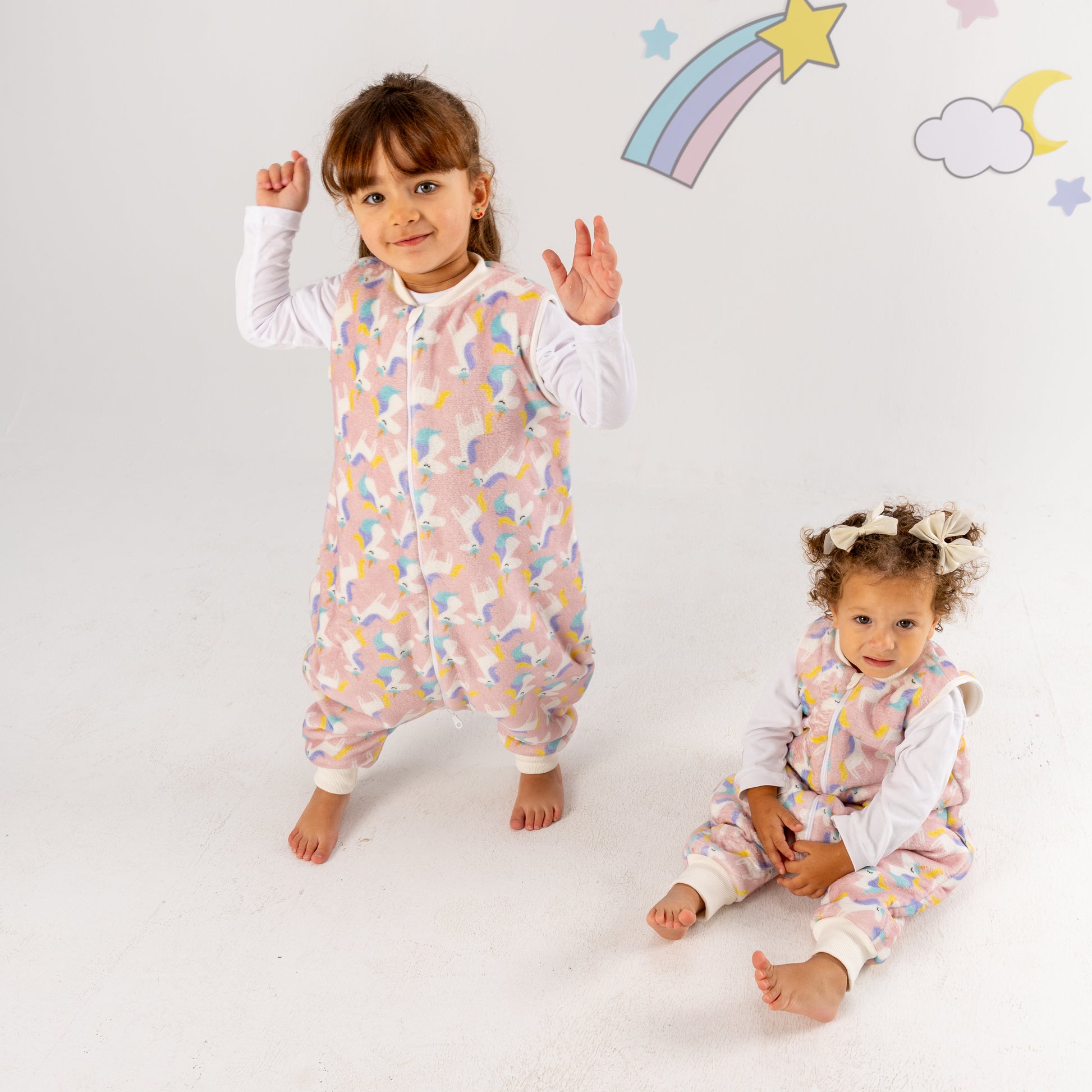 Unicorn Wonderland- Sleeveless Polar Fleece Walker Sleeping Bag