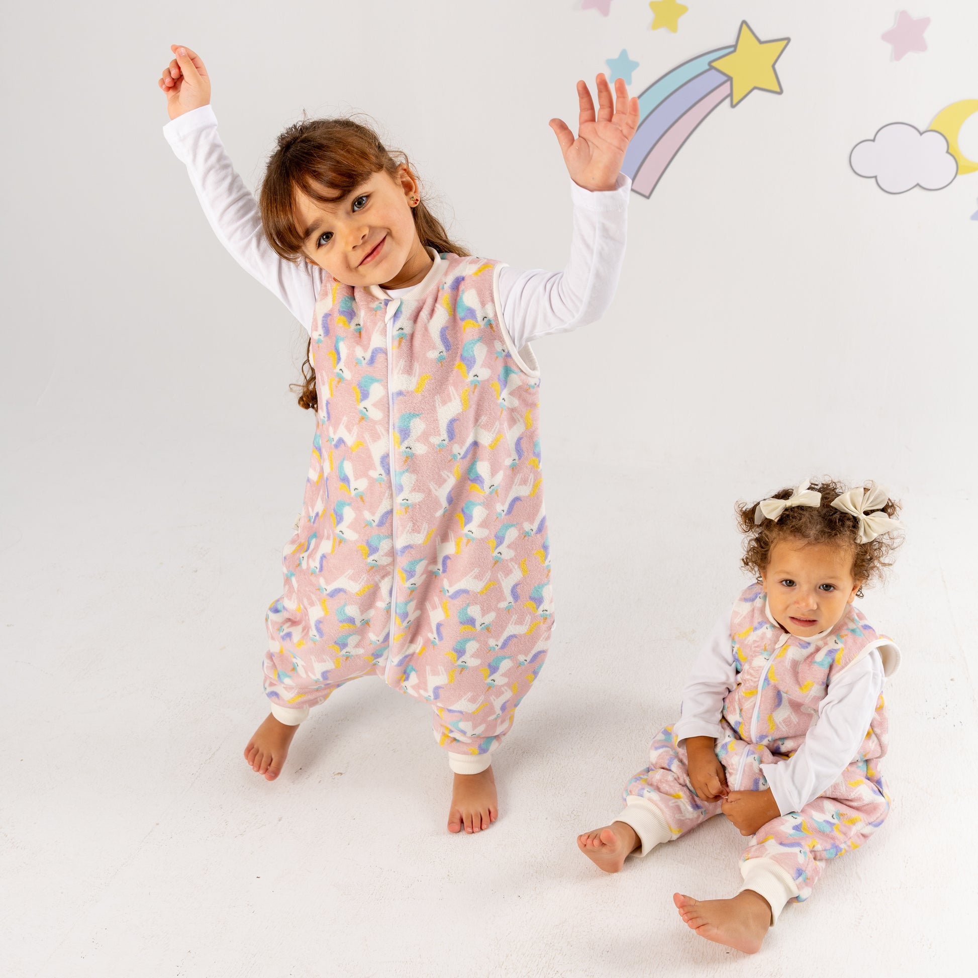 Unicorn Wonderland- Sleeveless Polar Fleece Walker Sleeping Bag