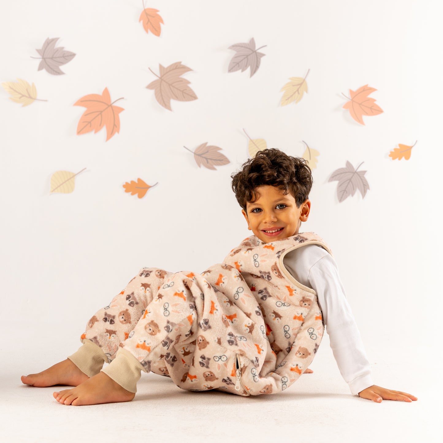 Forest Friends- Sleeveless Polar Fleece Walker Sleeping Bag