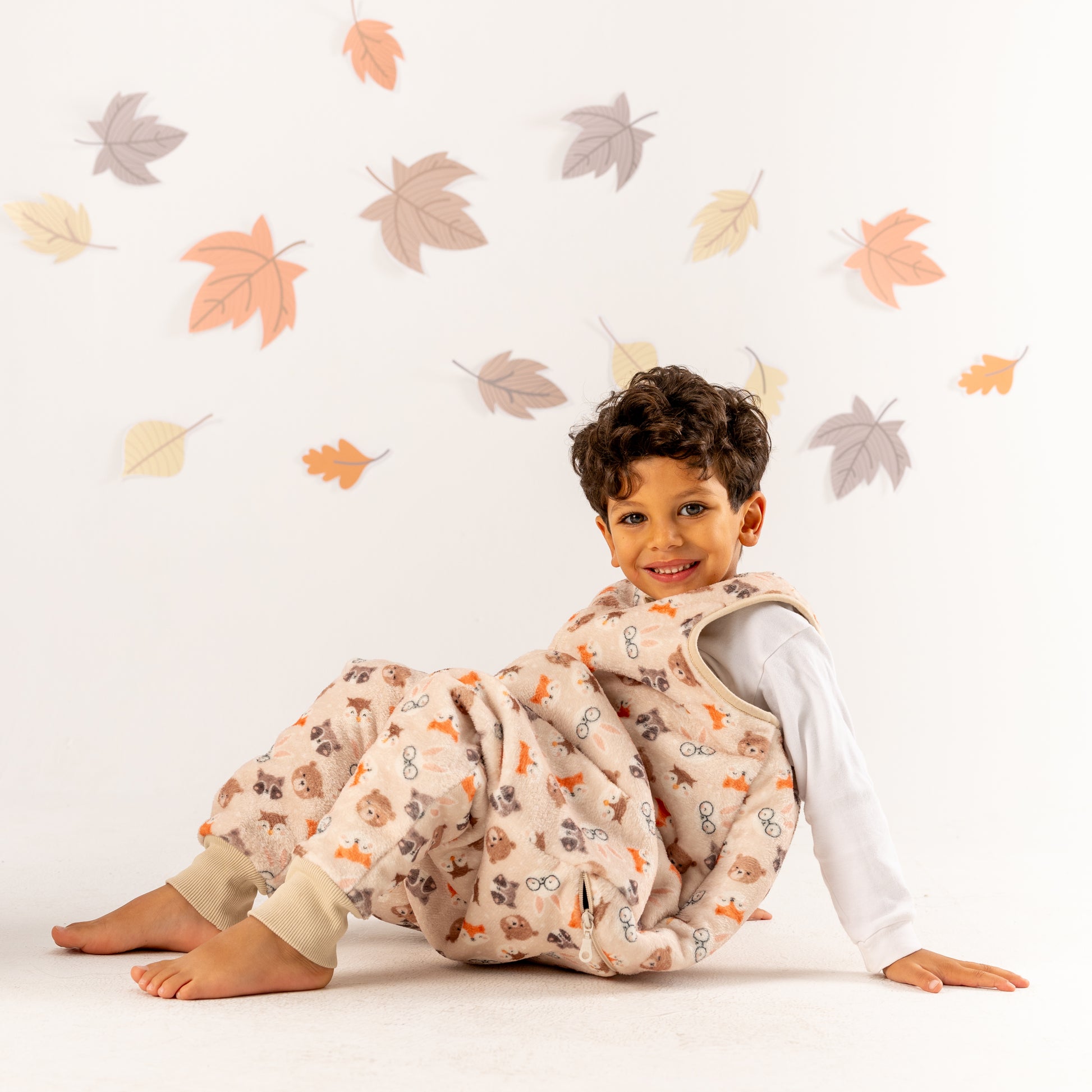 Forest Friends- Sleeveless Polar Fleece Walker Sleeping Bag