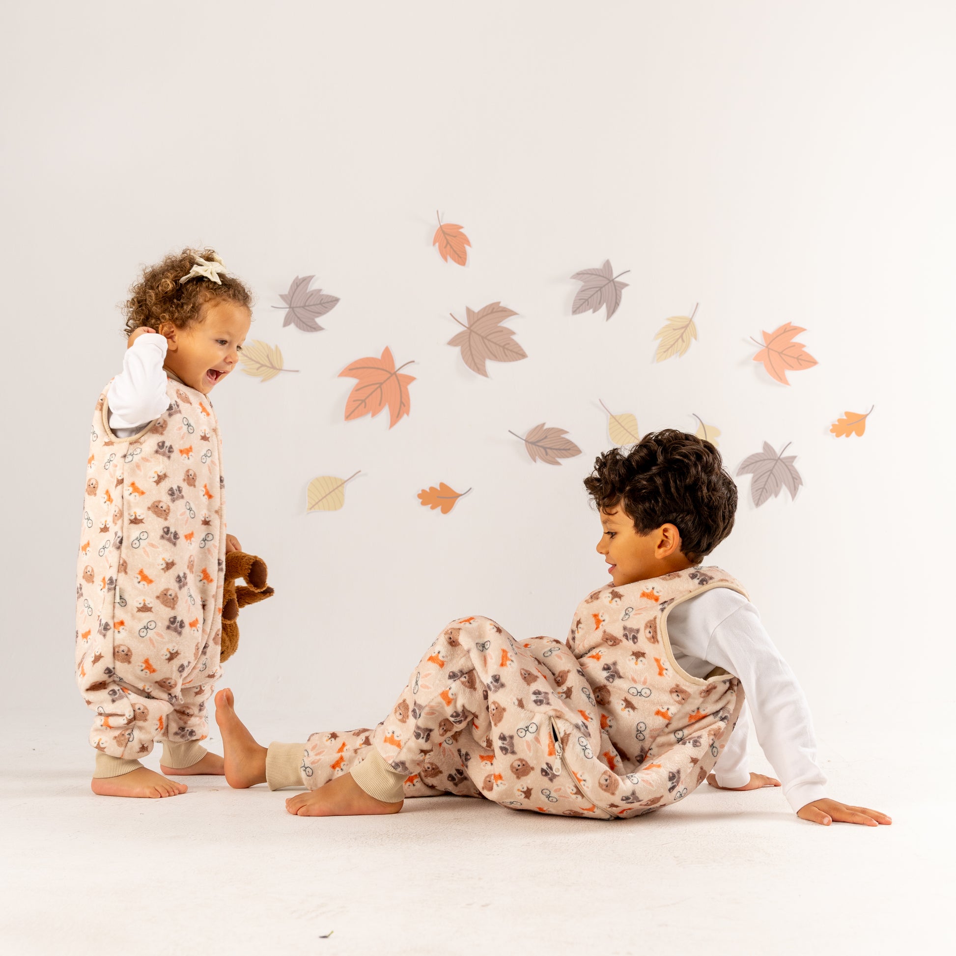 Forest Friends- Sleeveless Polar Fleece Walker Sleeping Bag