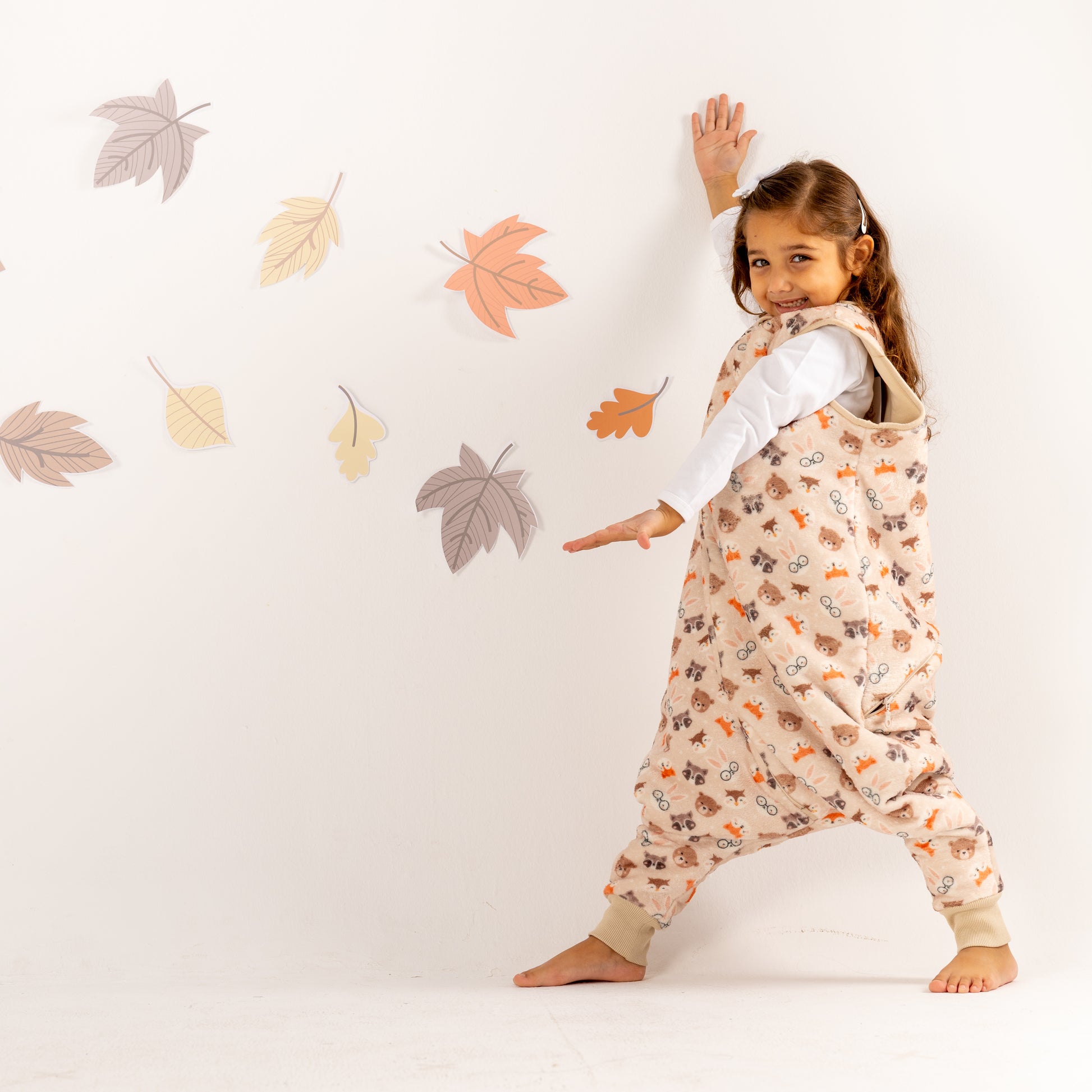 Forest Friends- Sleeveless Polar Fleece Walker Sleeping Bag