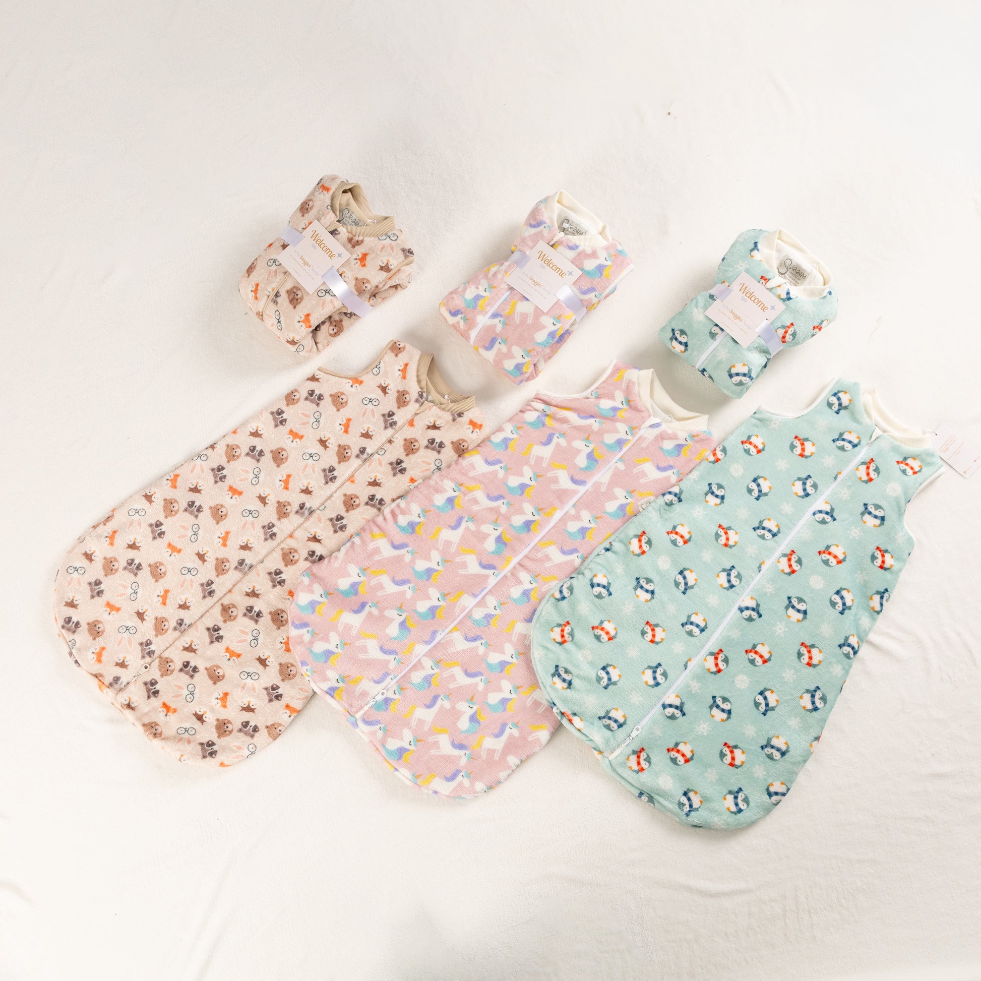 Unicorn Wonderland- Sleeveless Polar Fleece Walker Sleeping Bag