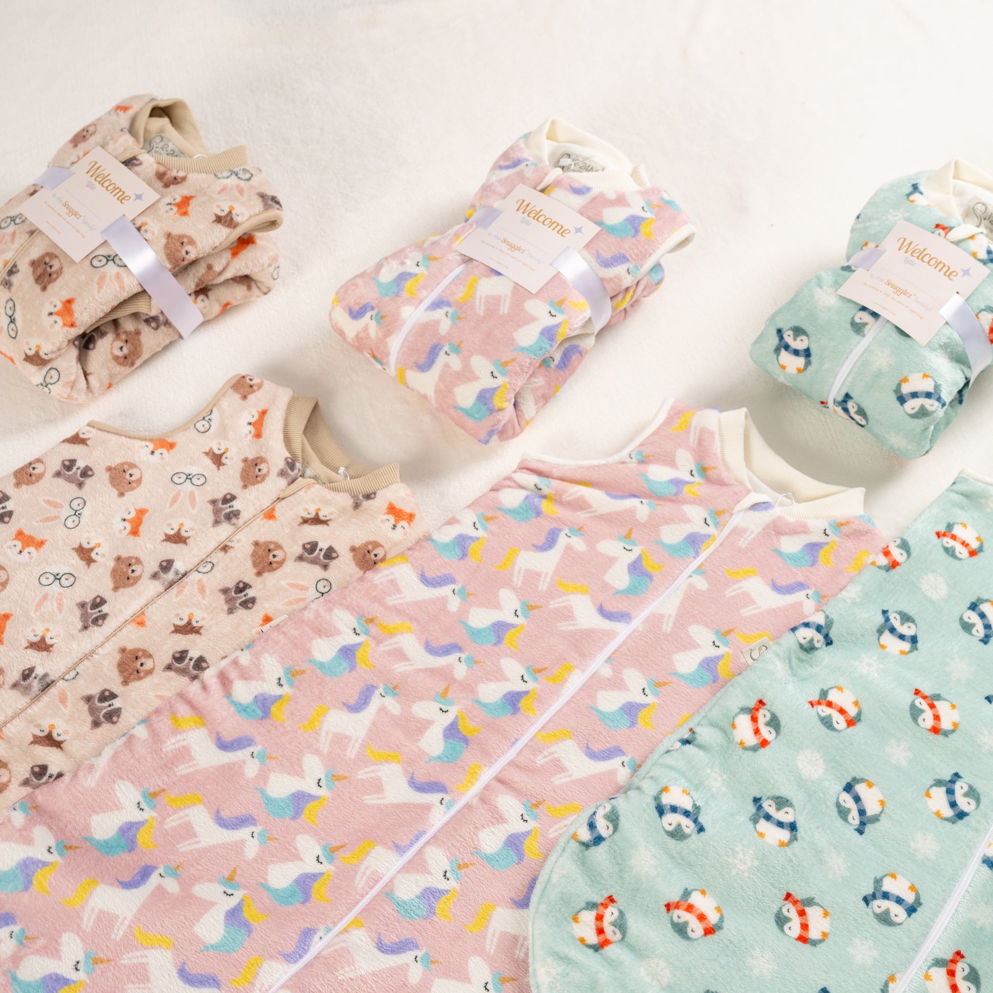 Forest Friends- Sleeveless Polar Fleece Walker Sleeping Bag