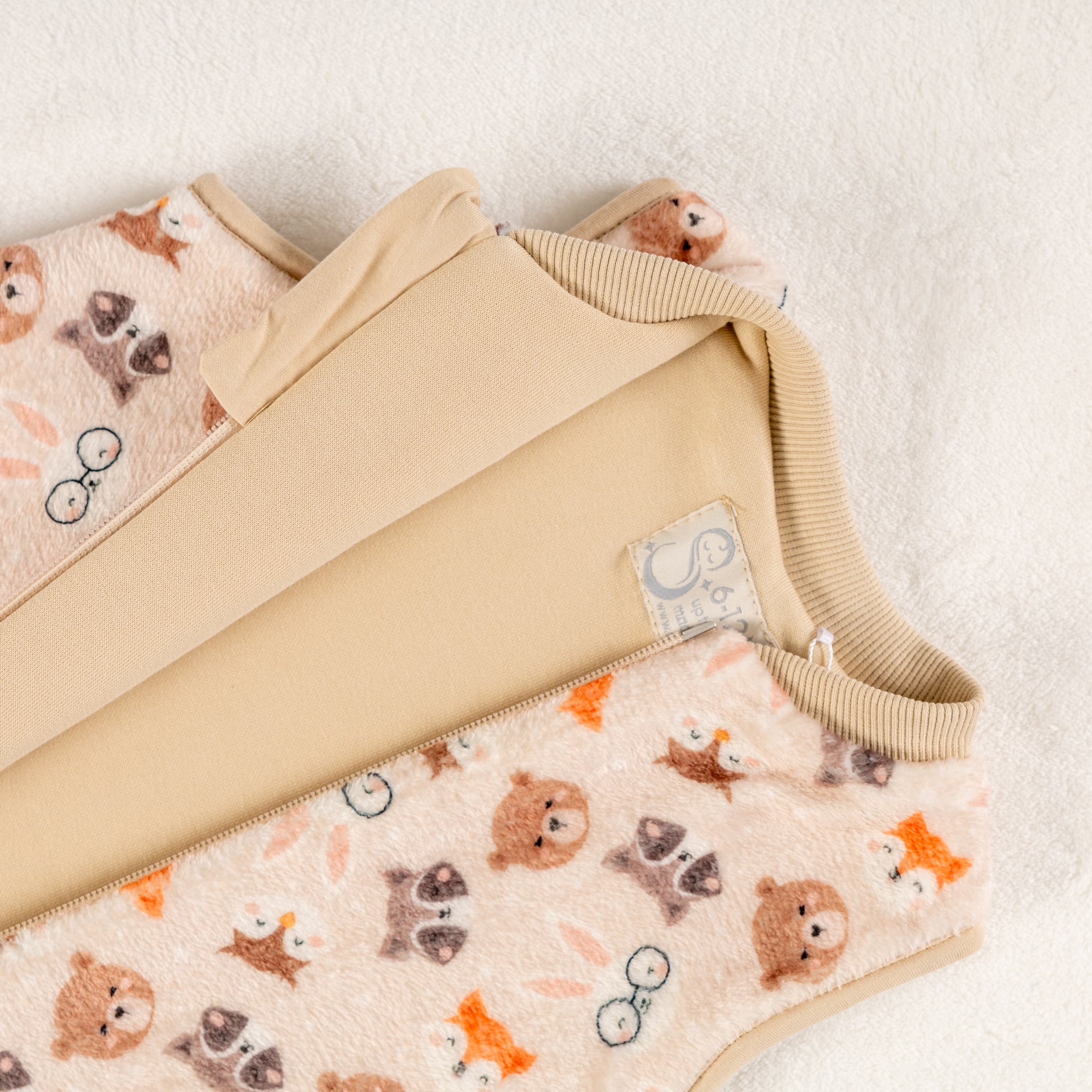 Forest Friends- Sleeveless Polar Fleece Walker Sleeping Bag