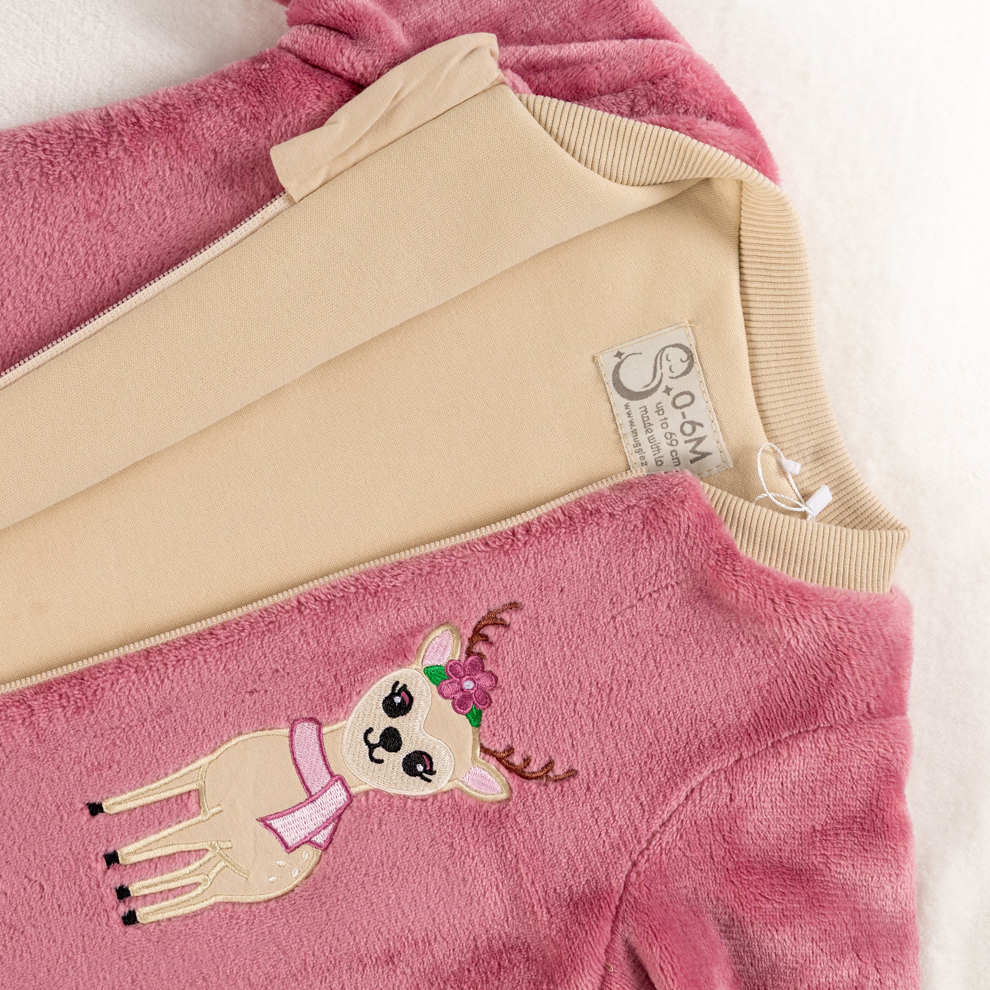 Reindeer- Sleeved Polar Fleece Walker Sleeping Bag