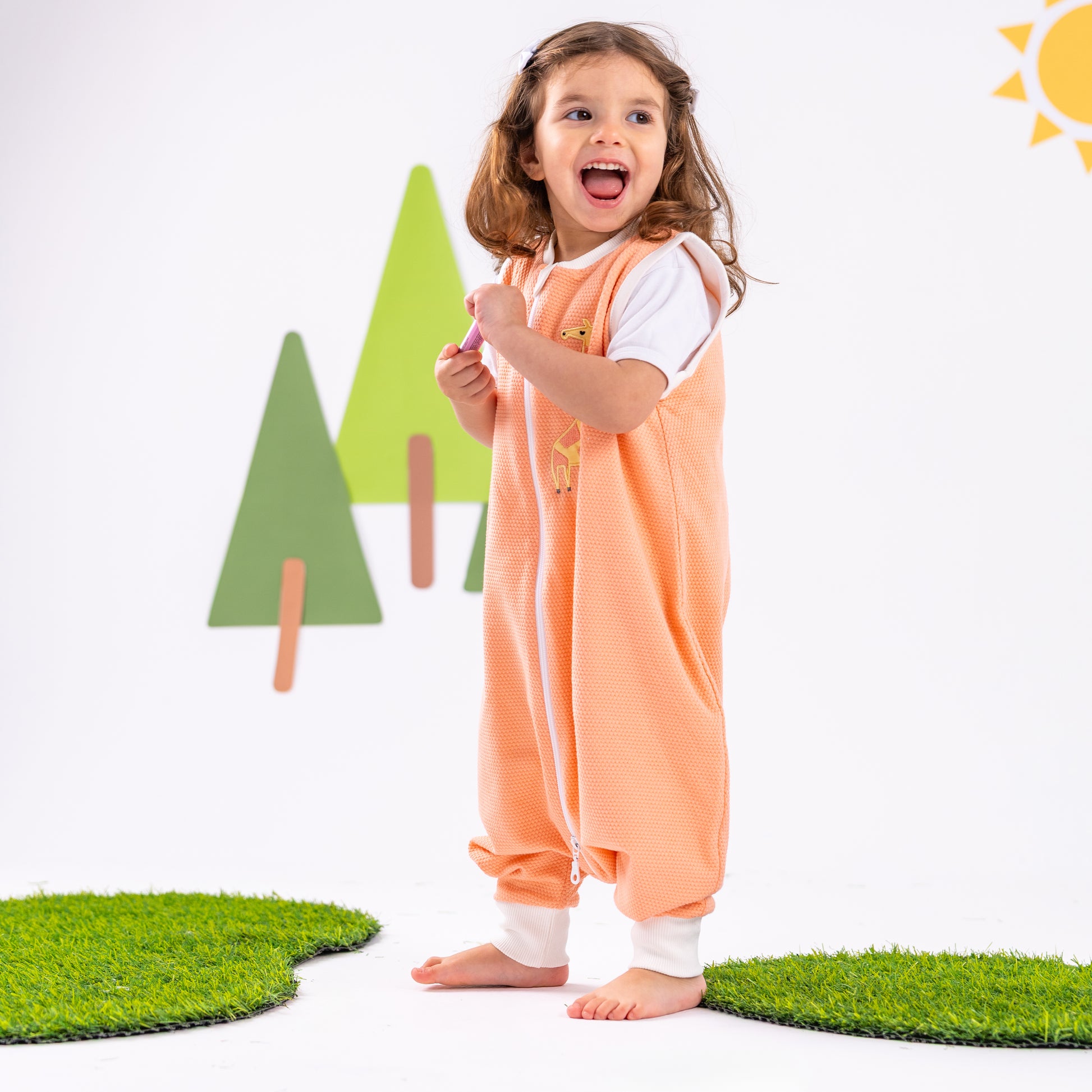 Giraffe- Extra-Light Sleeveless Summer Walker Sleeping Bag