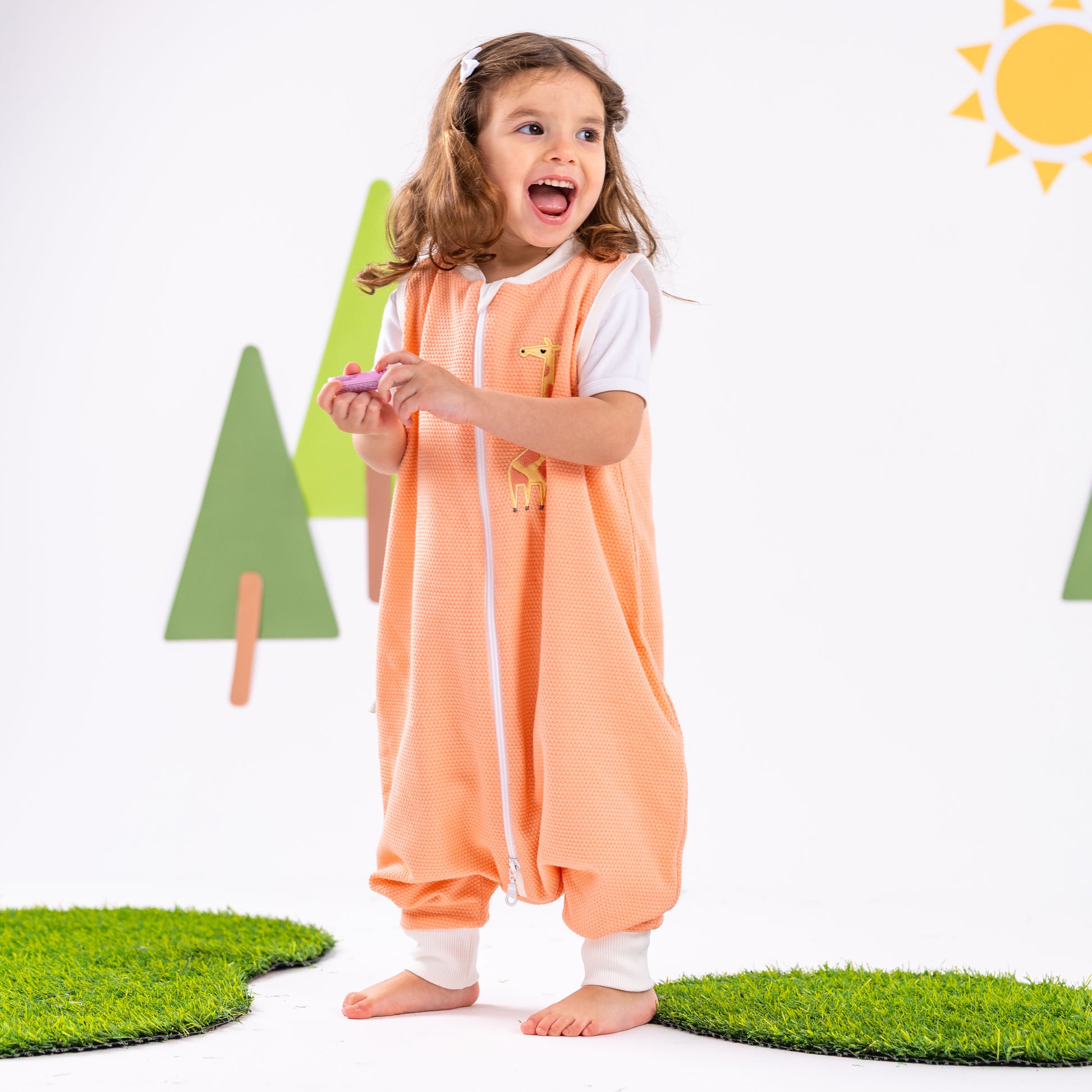 Giraffe- Extra-Light Sleeveless Summer Walker Sleeping Bag