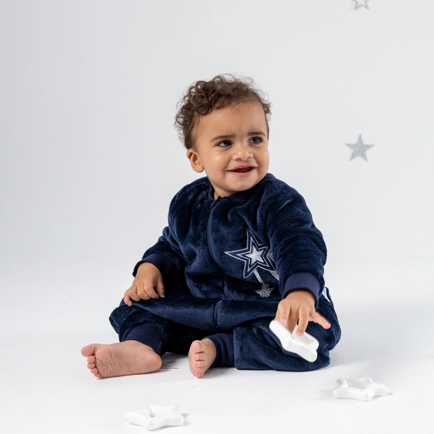 Shooting Star [Navy Blue]- Sleeved Polar Fleece Walker Sleeping Bag