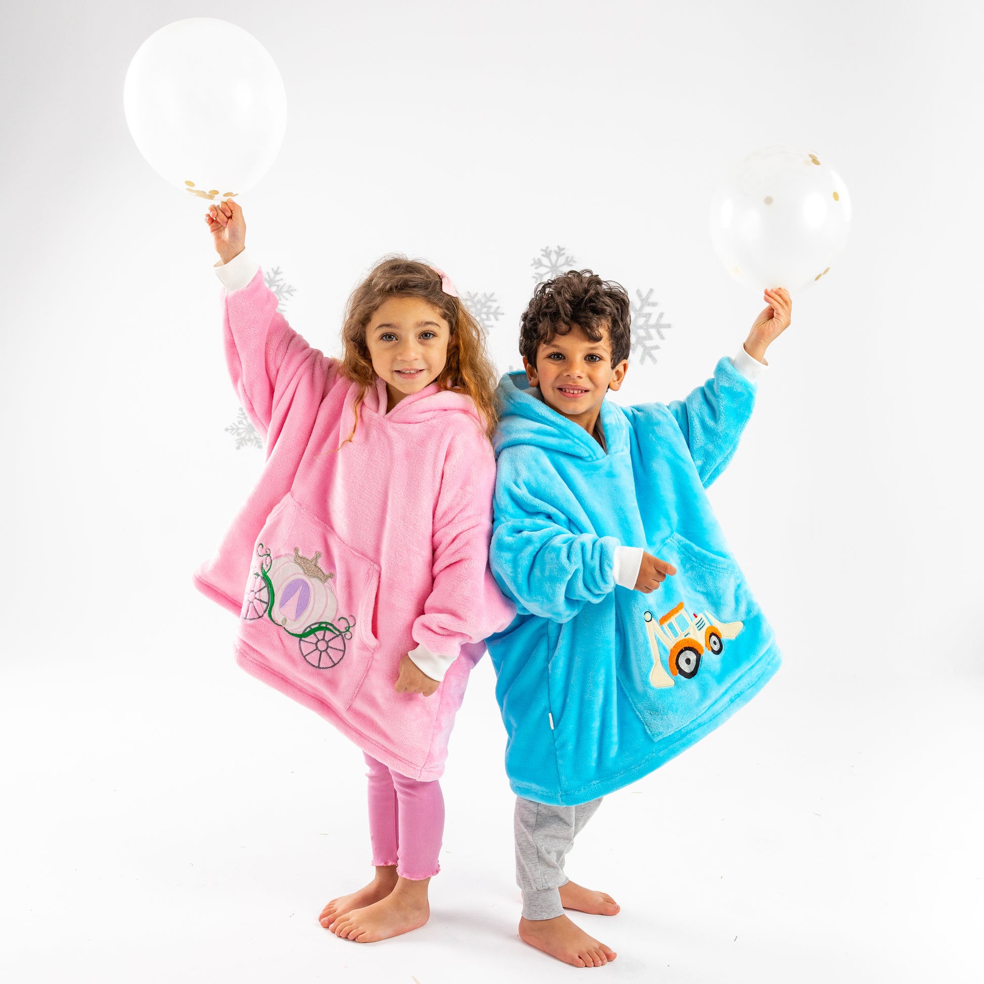 Excavator Snuddie Blanket