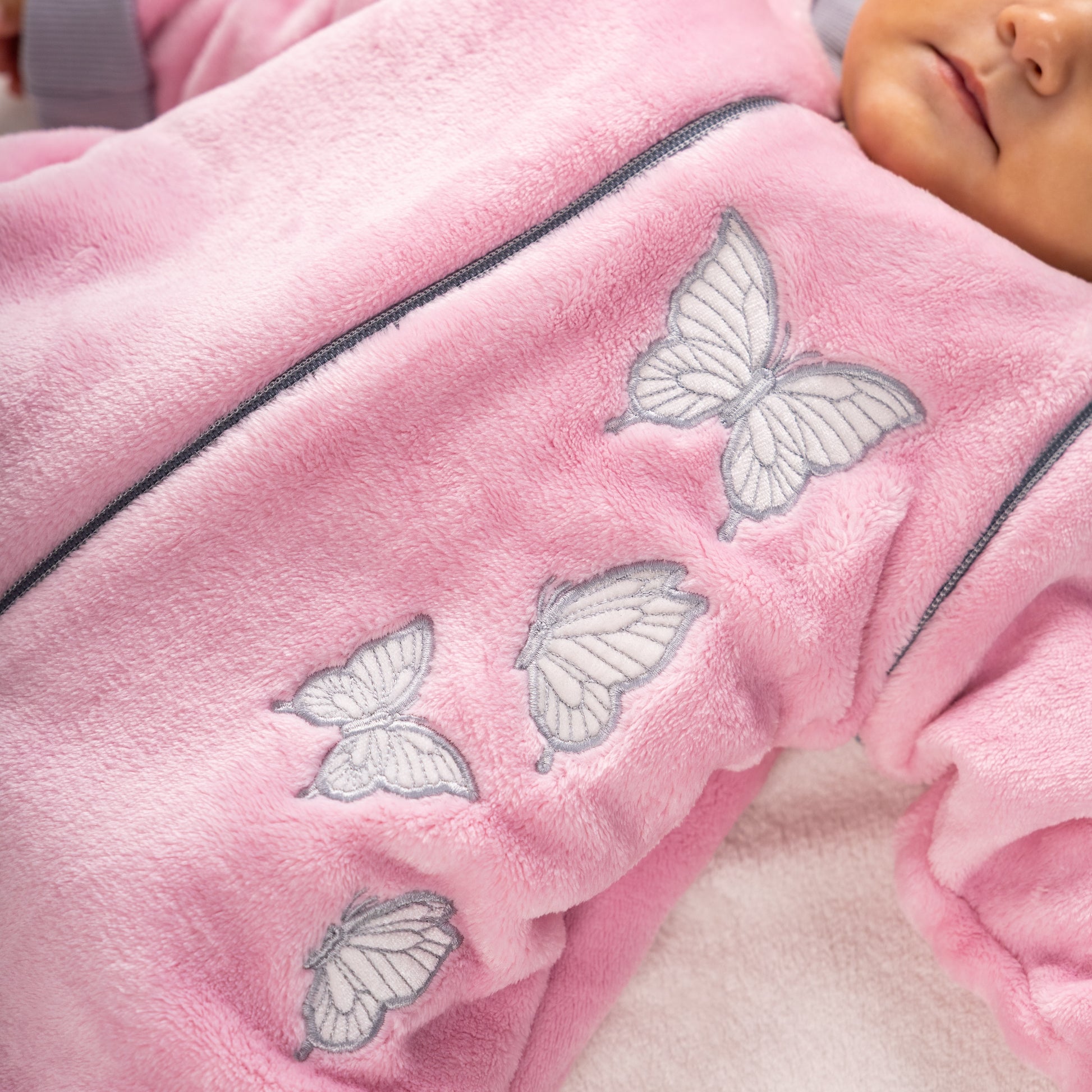Butterfly- Removable Sleeves Polar Fleece Basic Sleeping Bag