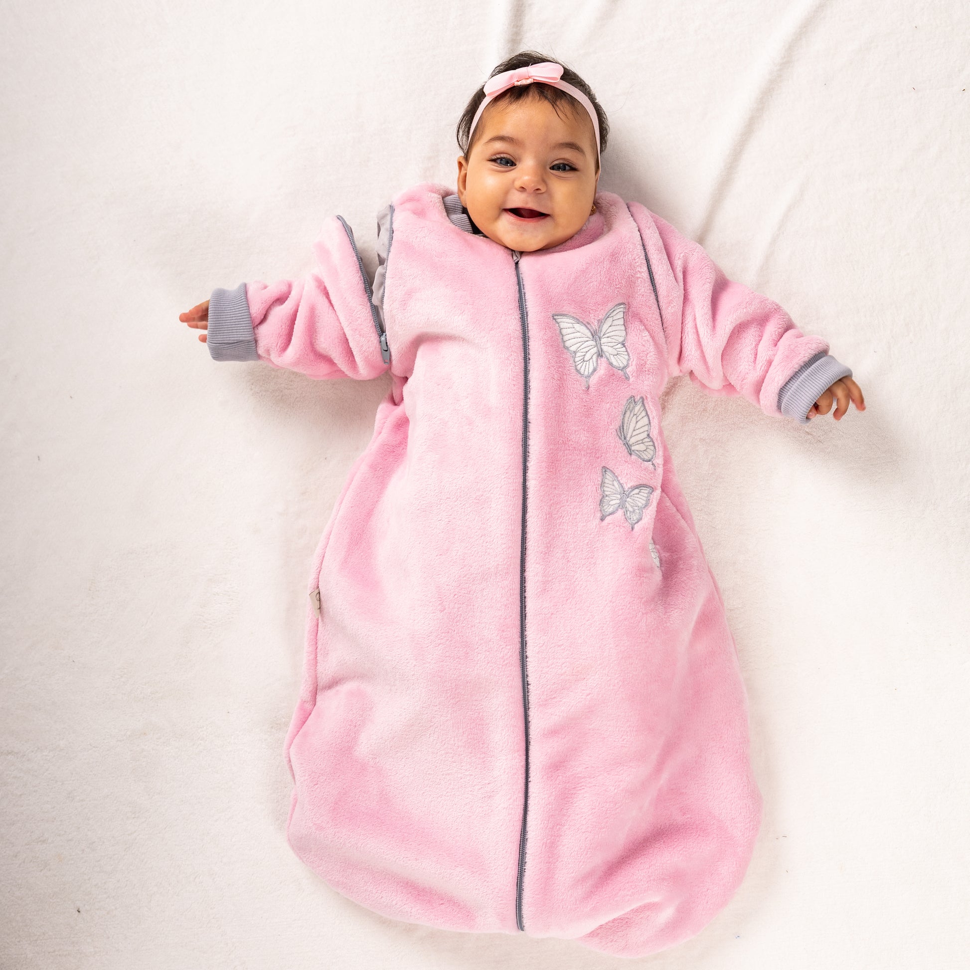 Butterfly- Removable Sleeves Polar Fleece Basic Sleeping Bag
